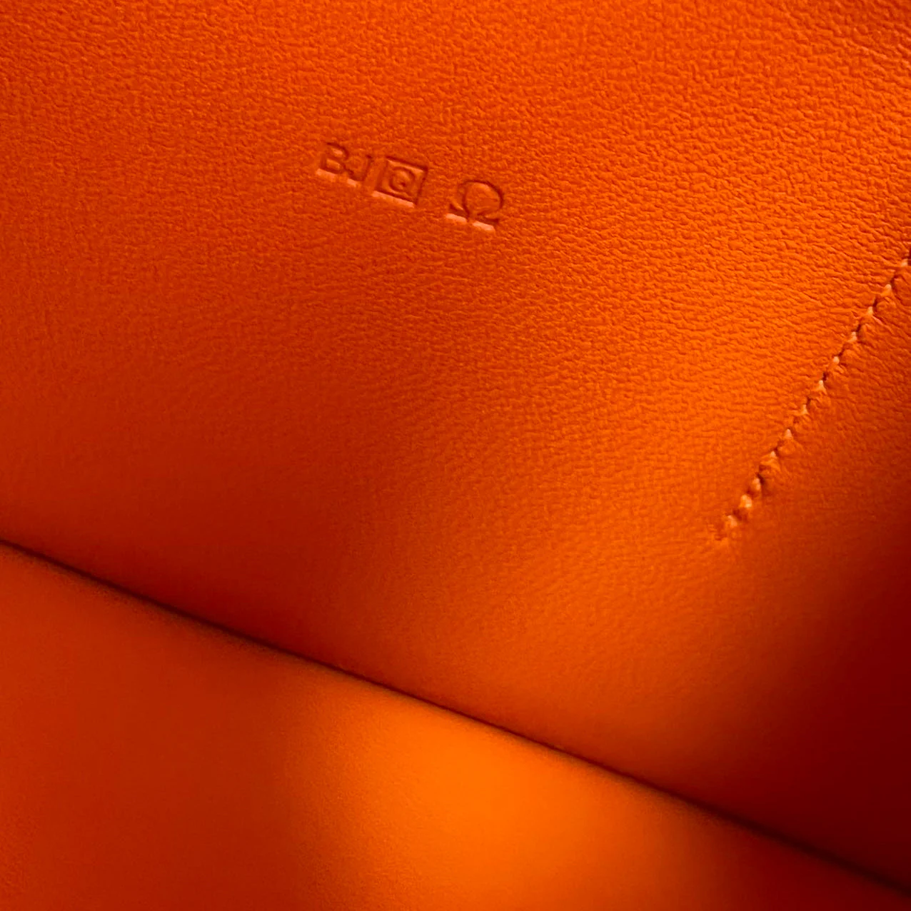 Hermes Dogon Long Wallet Togo Leather Orange