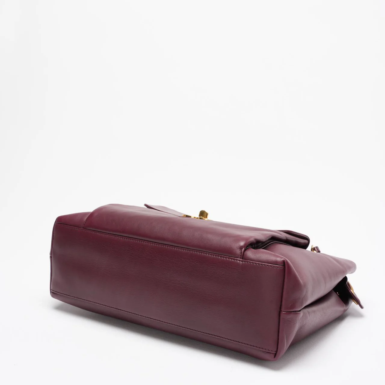 Chanel Vintage Timeless Tote Burgundy Red