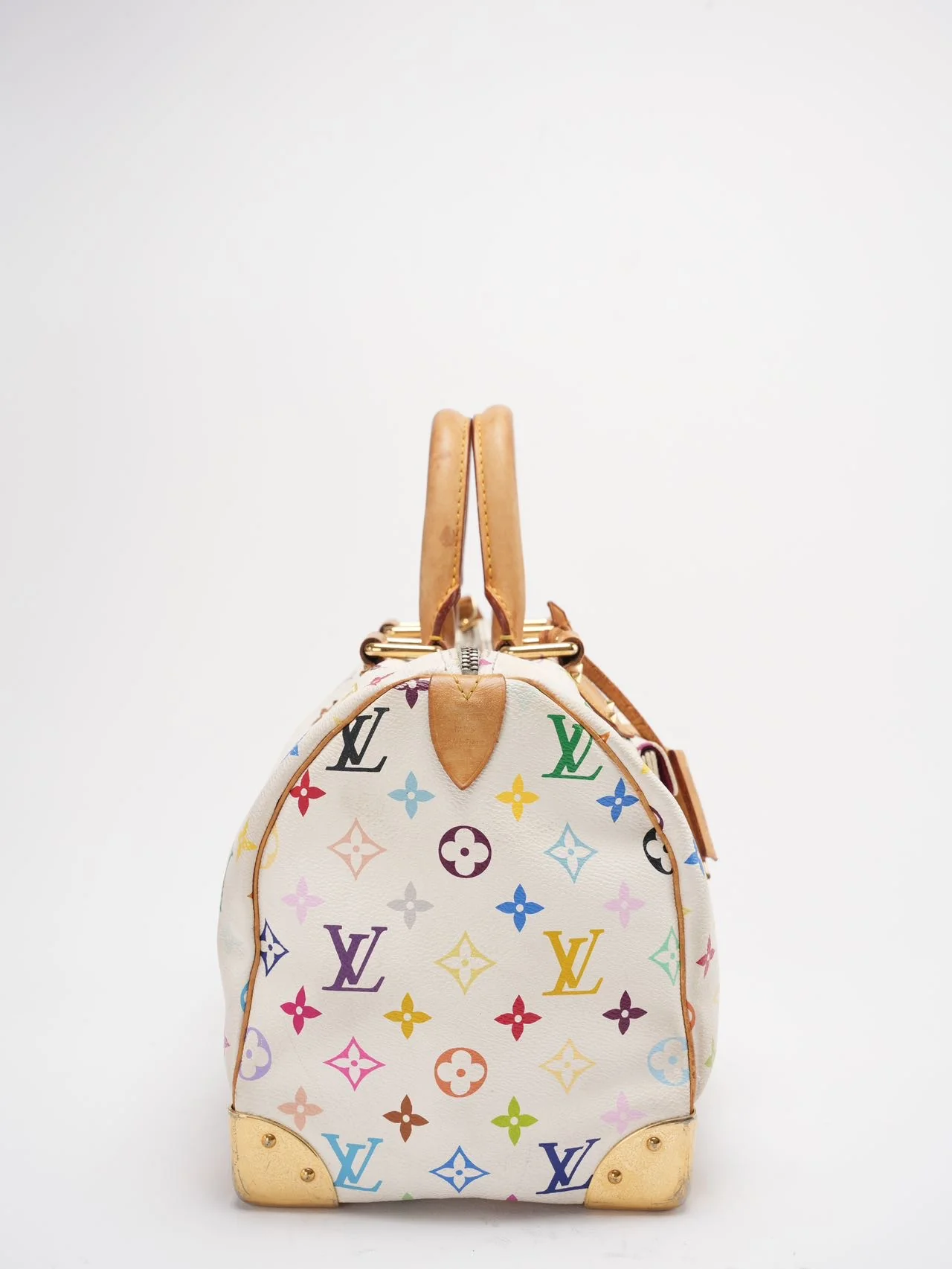 Louis Vuitton Takashi Murakami Speedy 30 Handbag Multicolor