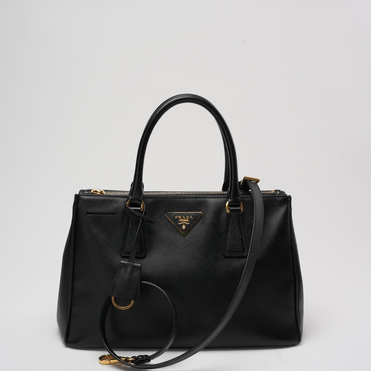 Prada Black Galleria Saffiano Leather Bag