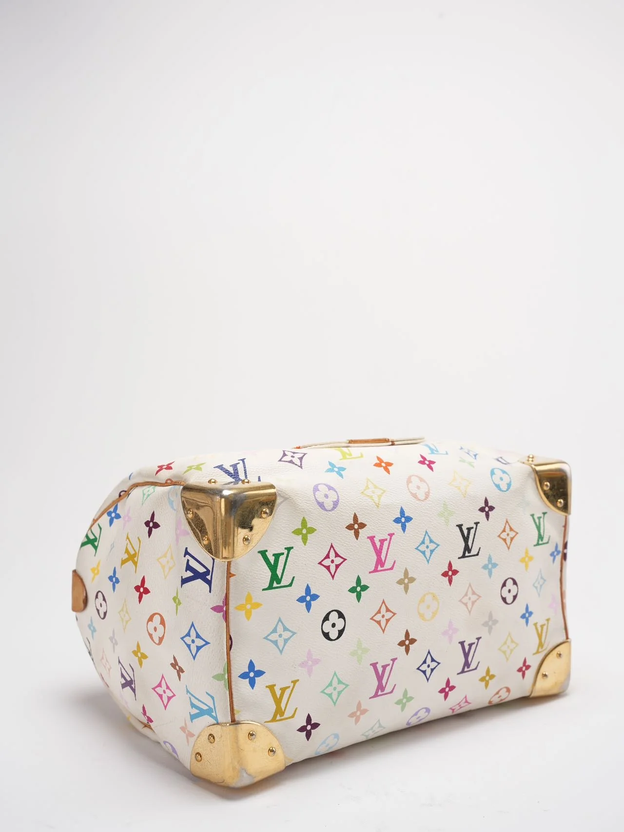 Louis Vuitton Takashi Murakami Speedy 30 Handbag Multicolor