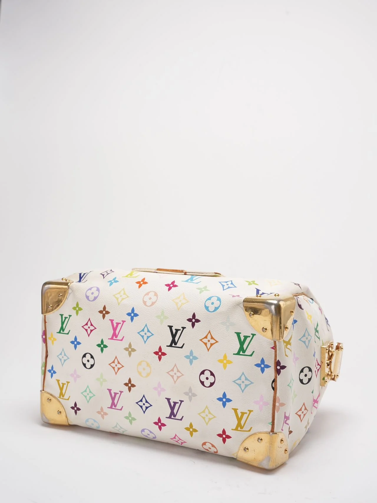 Louis Vuitton Takashi Murakami Speedy 30 Handbag Multicolor