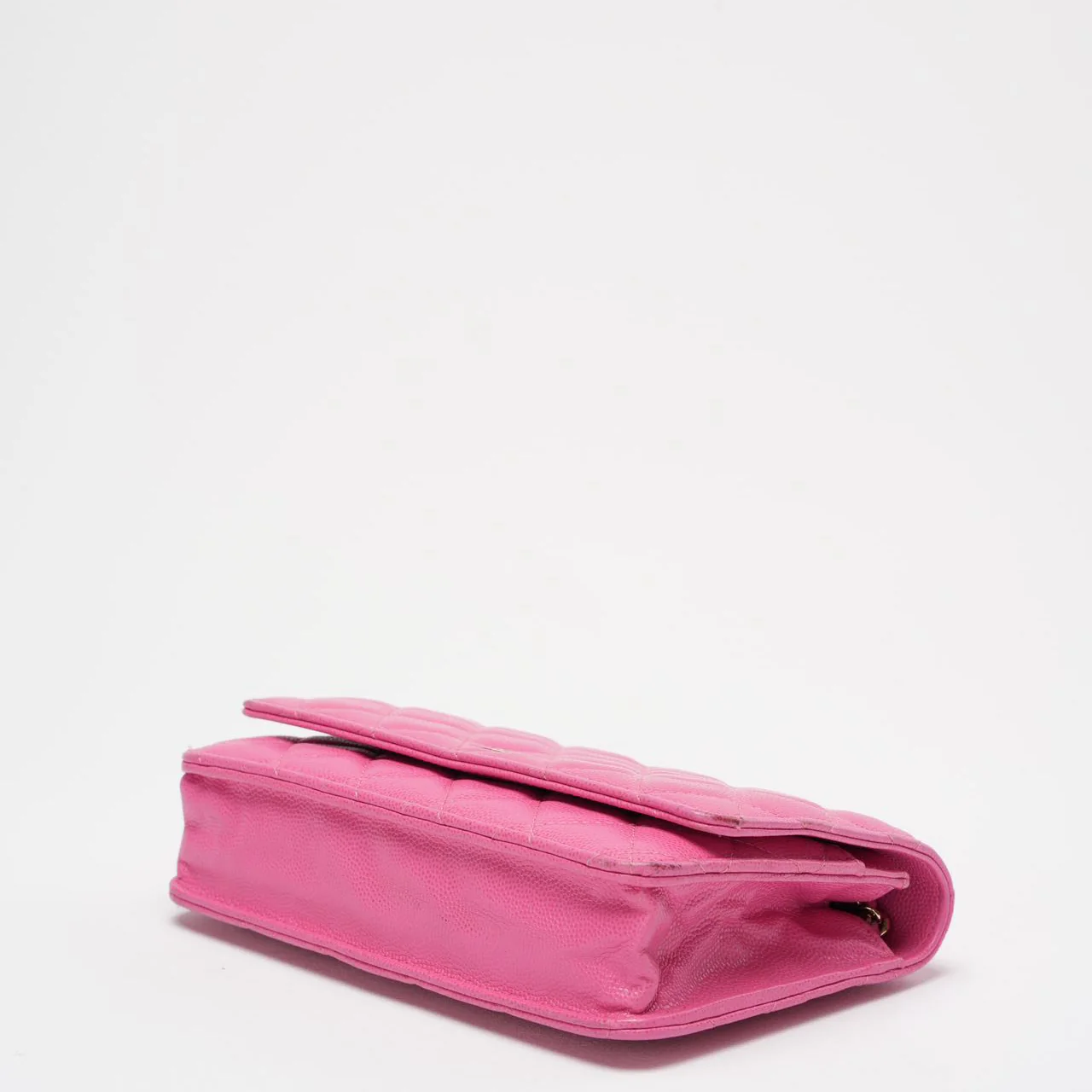 Chanel Timeless Wallet on Chain Hot Pink Caviar Leather