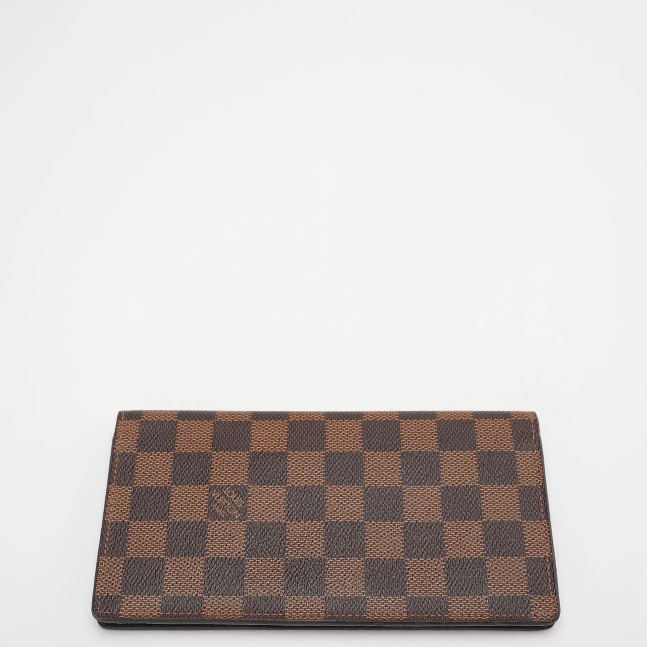 Louis Vuitton Damier Ebene Canvas Wallet Brown