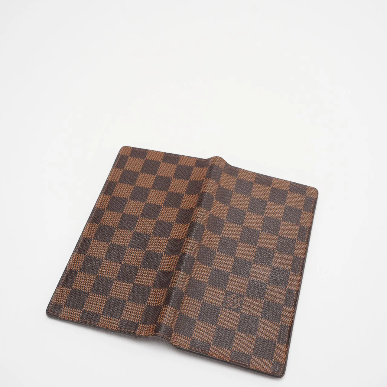 Louis Vuitton Damier Ebene Canvas Wallet Brown