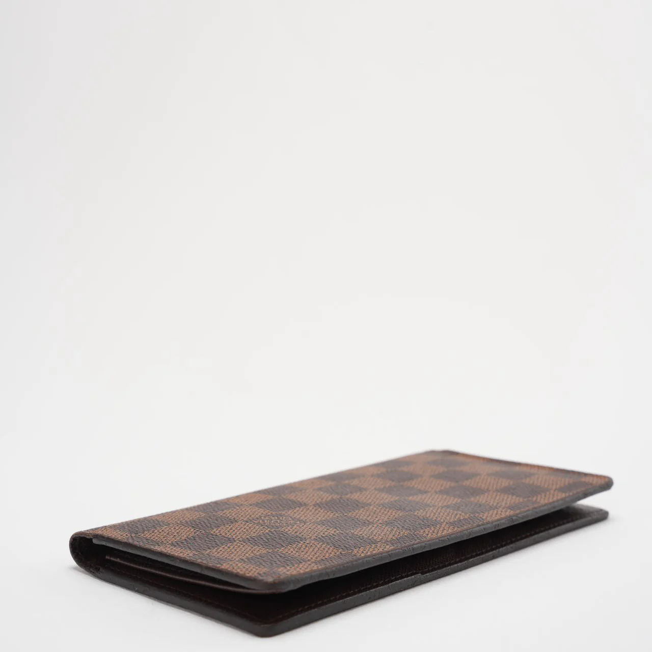 Louis Vuitton Damier Ebene Canvas Wallet Brown