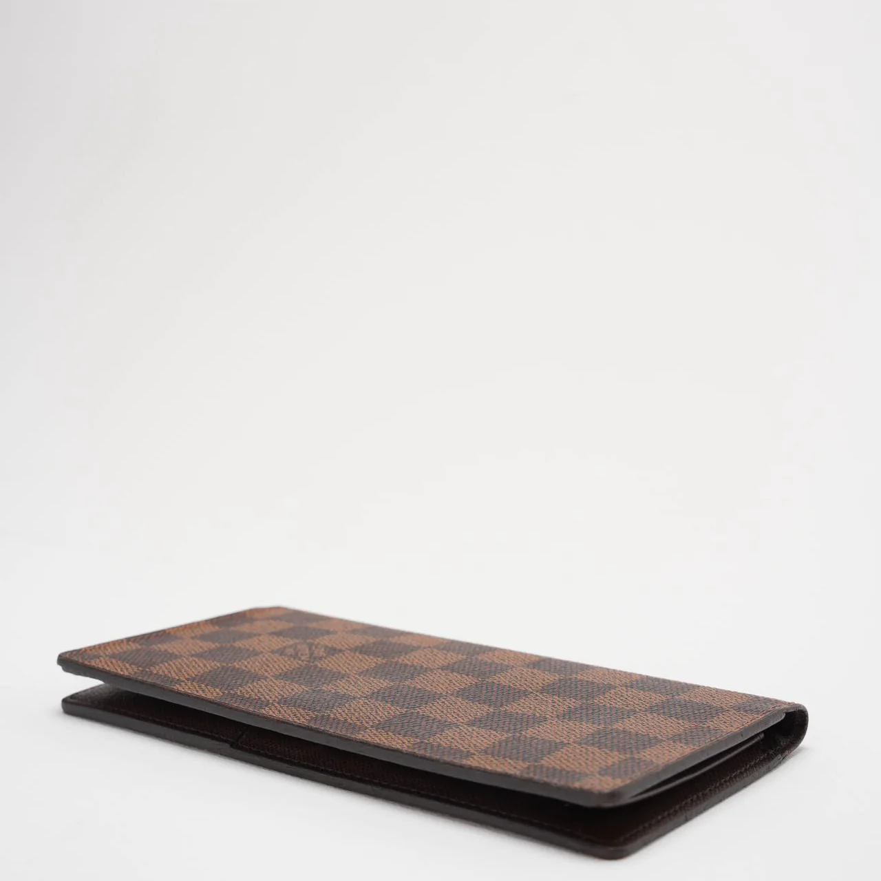 Louis Vuitton Damier Ebene Canvas Wallet Brown