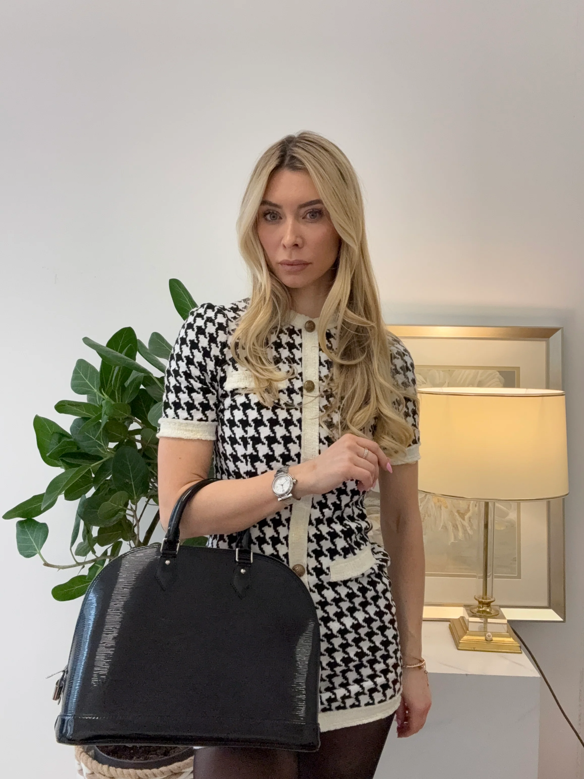 Louis Vuitton Black Epi Leather Alma MM Bag 2013