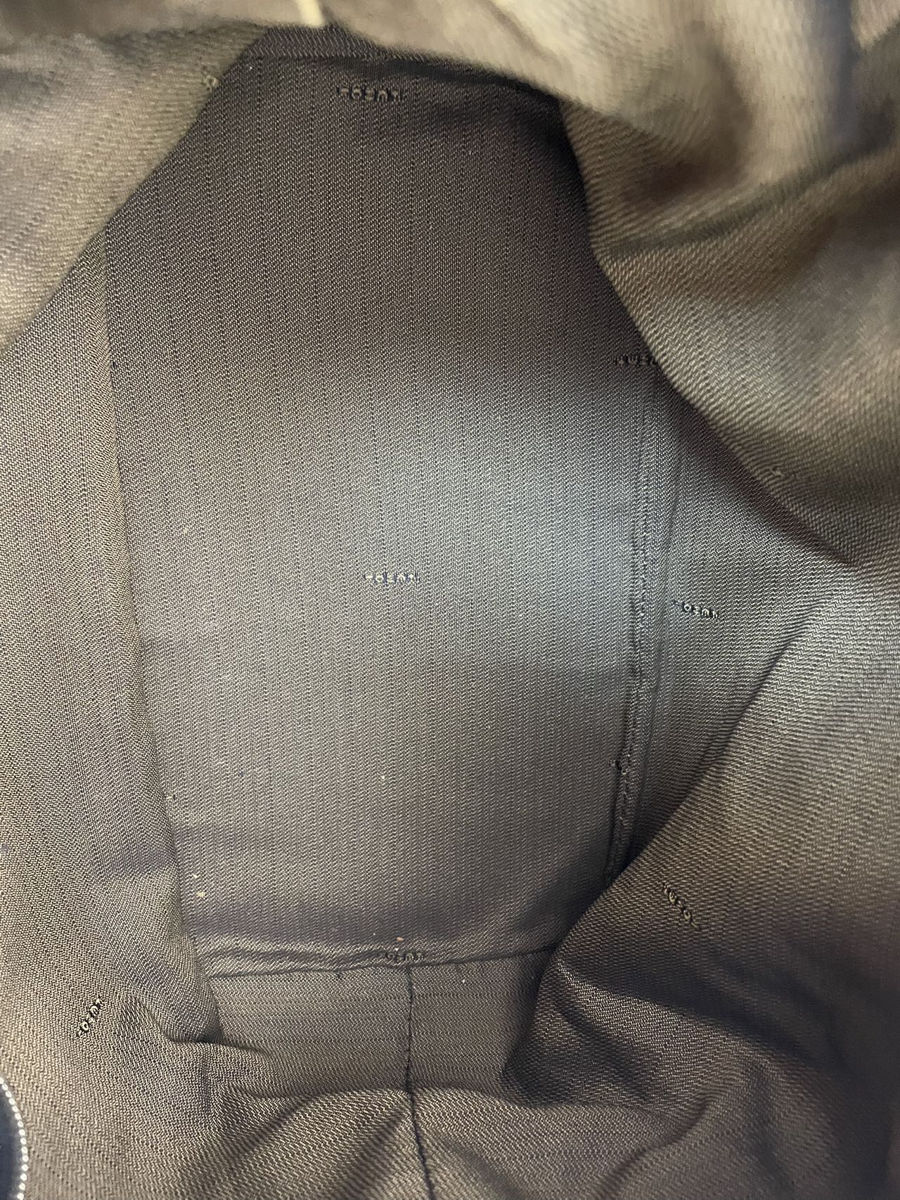 Fendi Black / Brown Vanity Zucca Canvns Cosmetic Bag