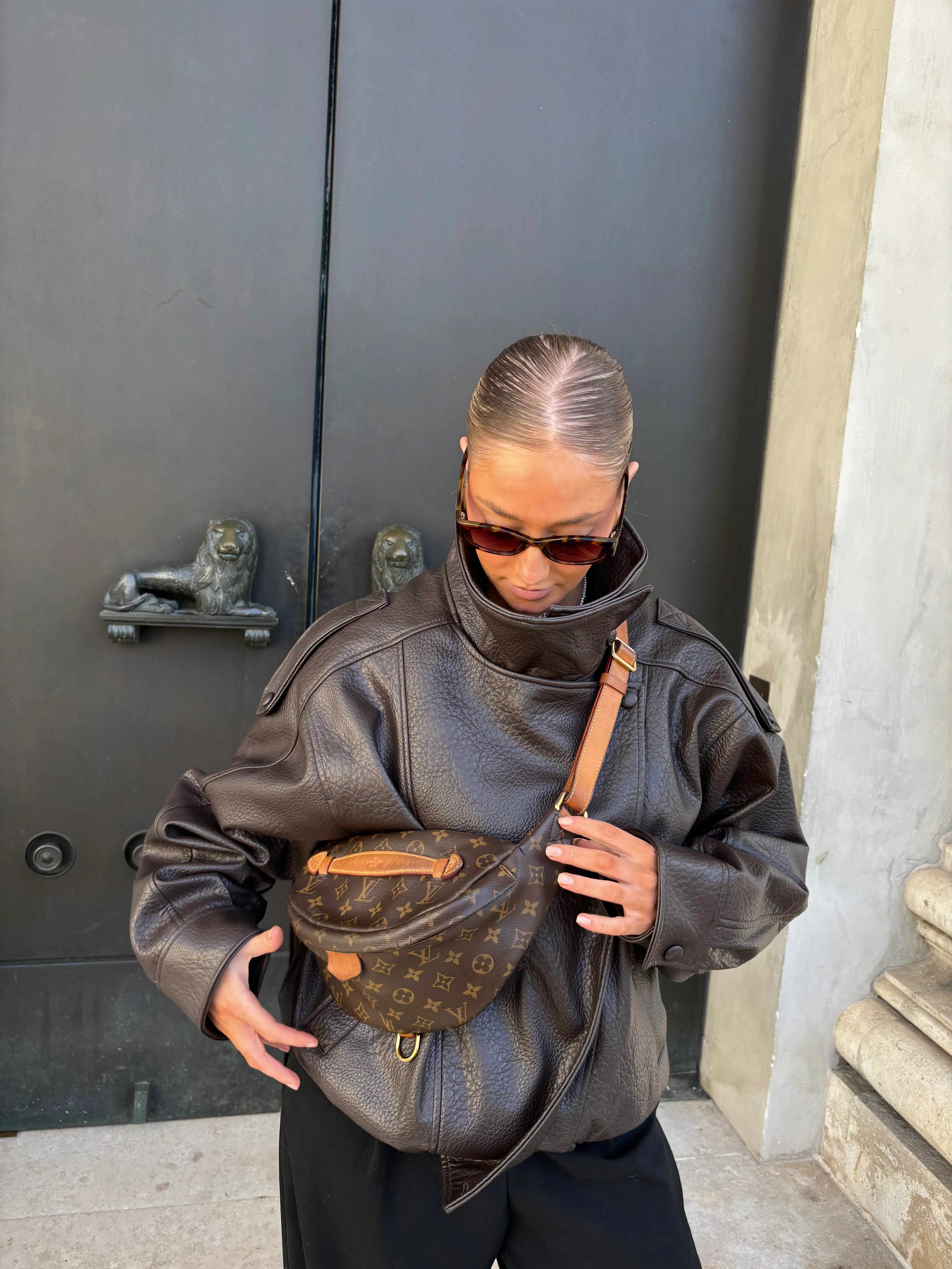 Louis Vuitton Bum Bag Monogram Canvas Brown 2020