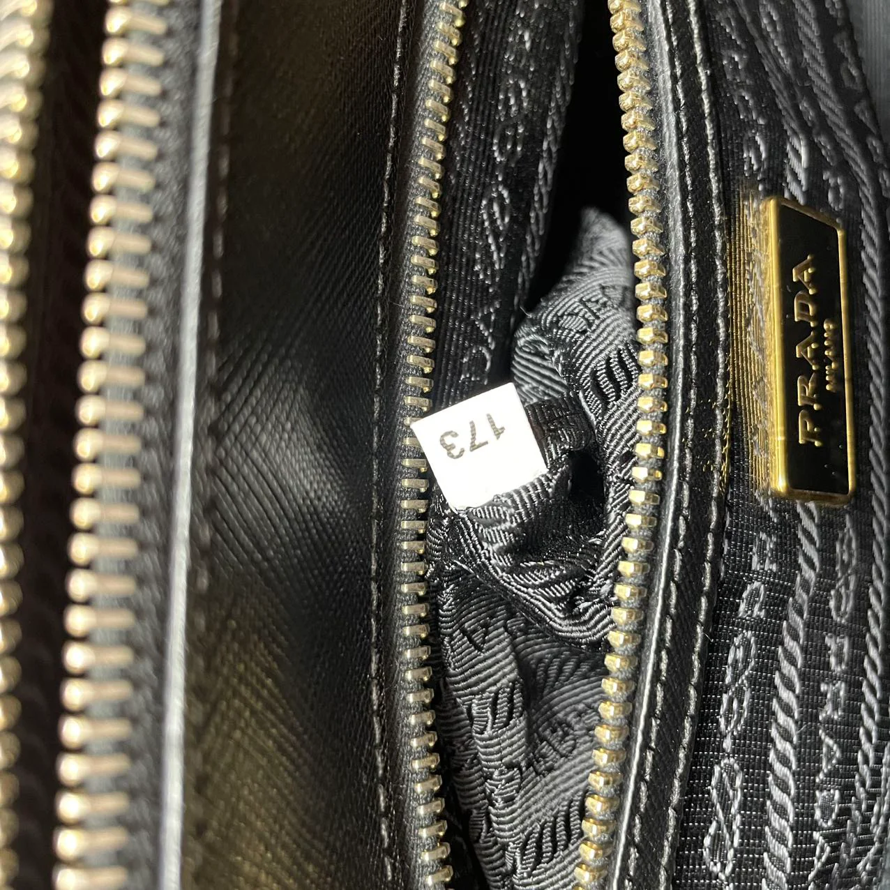 Prada Black Galleria Saffiano Leather Bag