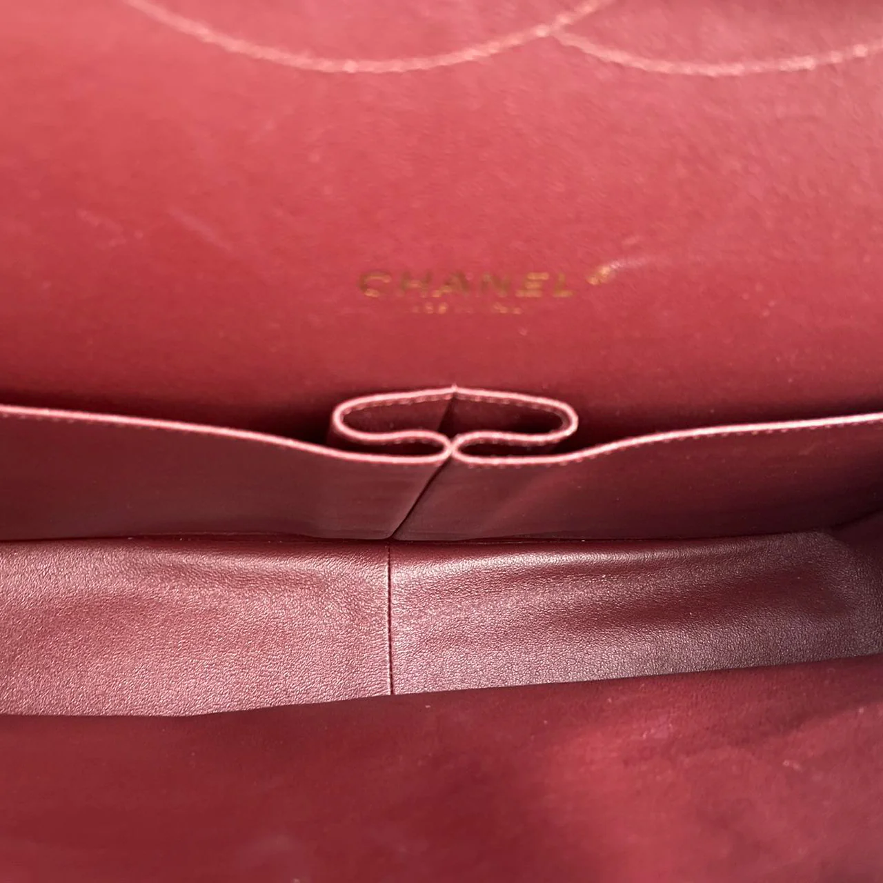 Chanel Burgundy Timeless Classic Flap Bag Maxi Lambskin