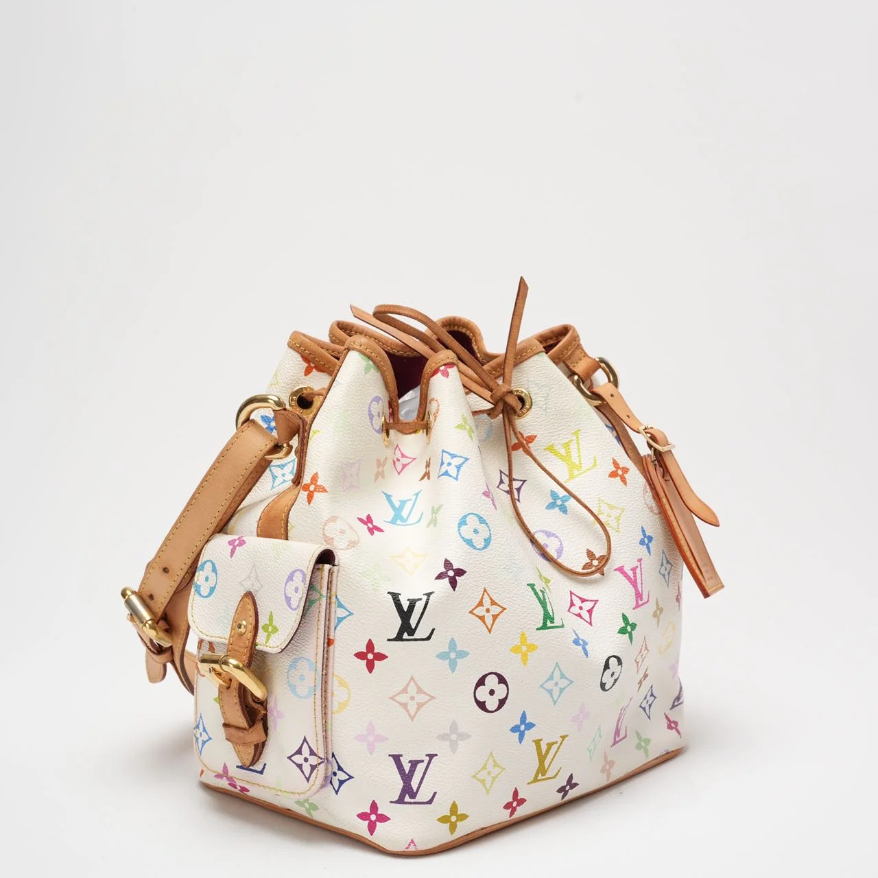 Louis Vuitton Noe Multicolor Takashi Murakami Bucket Bag
