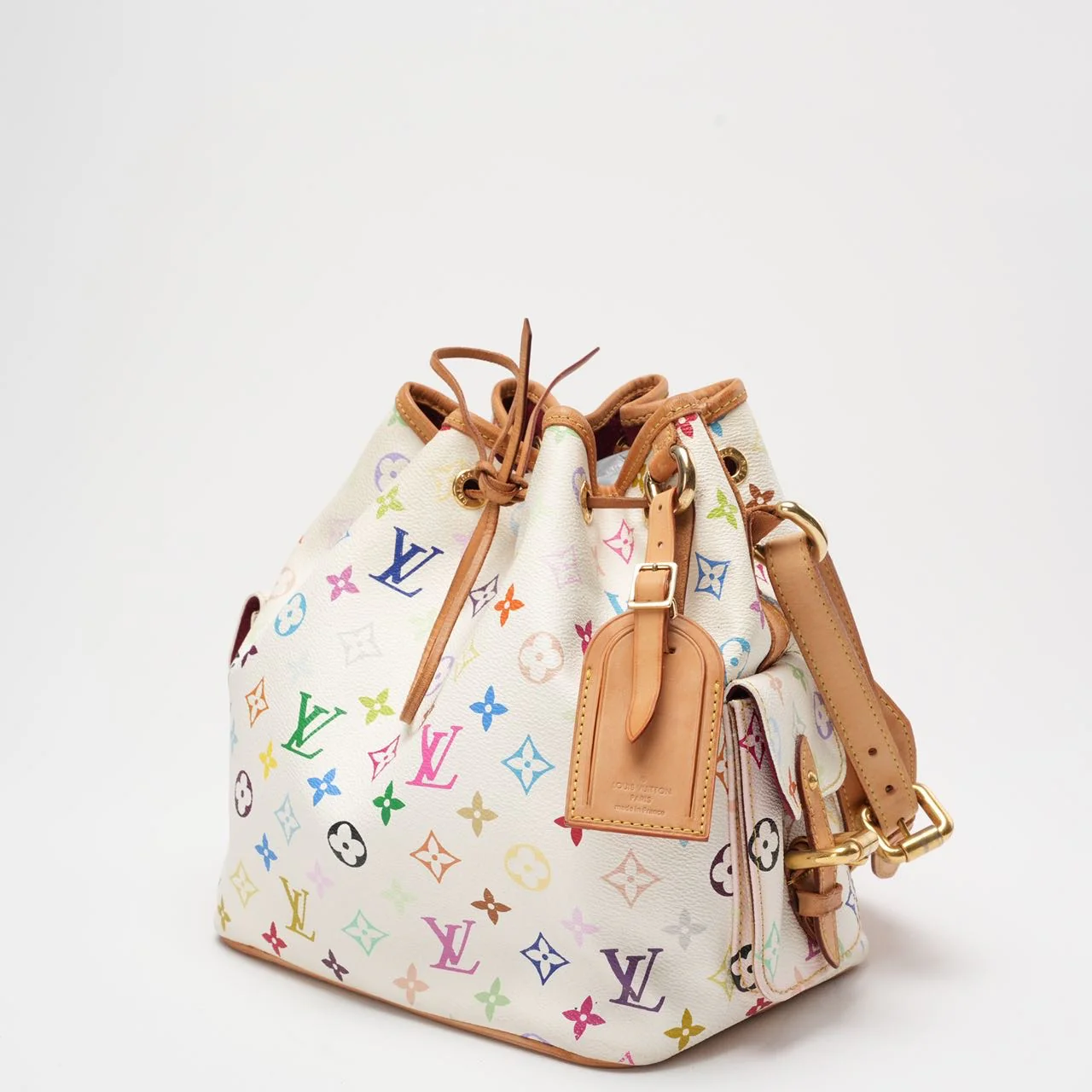 Louis Vuitton Noe Multicolor Takashi Murakami Bucket Bag