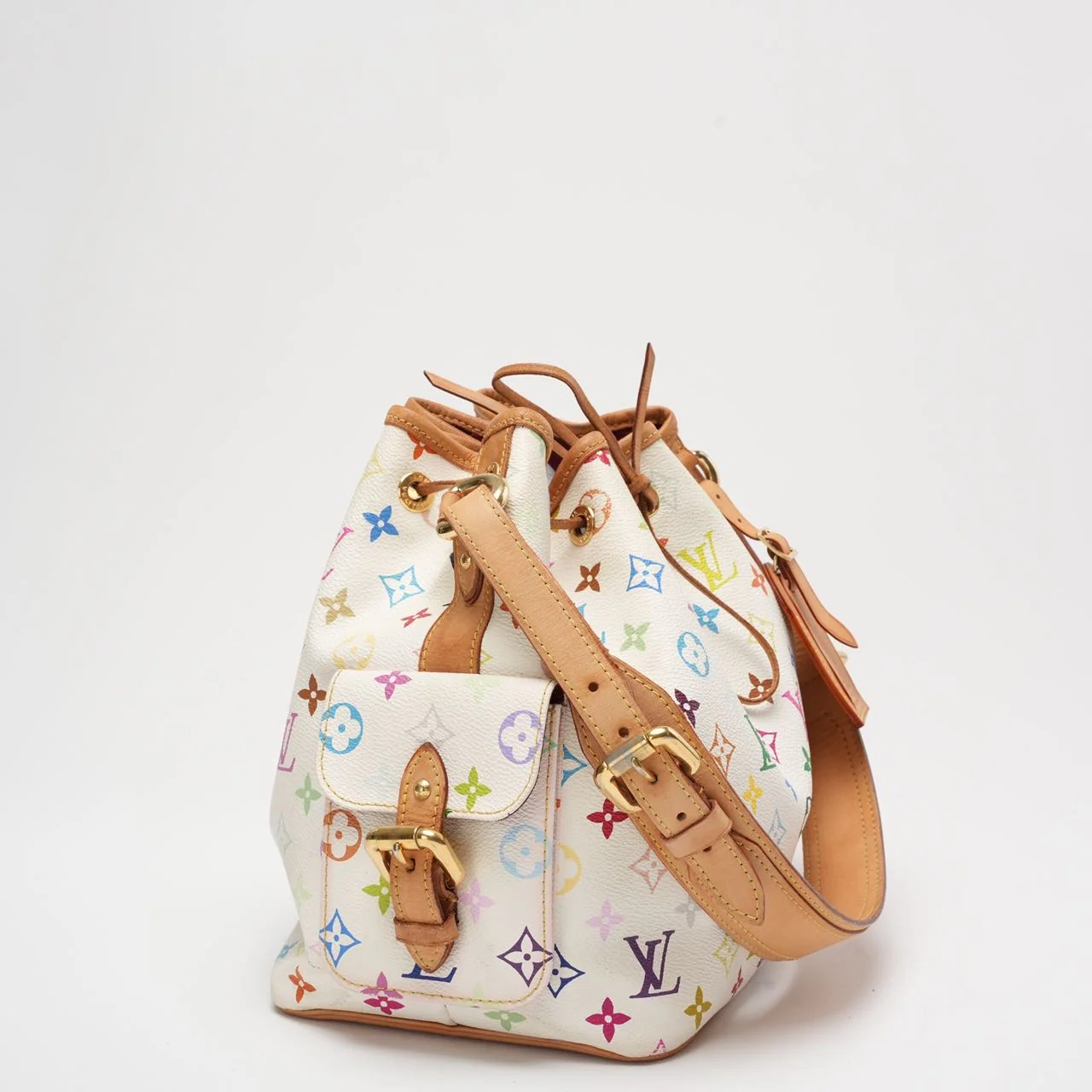 Louis Vuitton Noe Multicolor Takashi Murakami Bucket Bag