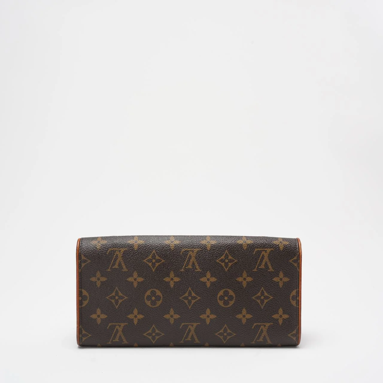 Louis Vuitton Brown Vintage Twin Pochette Crossbody Bag