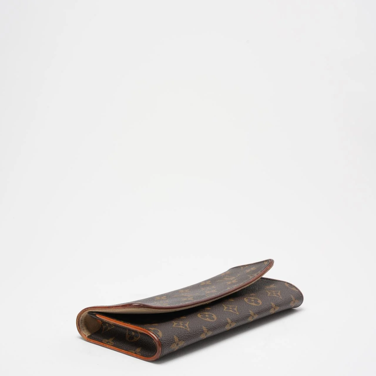 Louis Vuitton Brown Vintage Twin Pochette Crossbody Bag