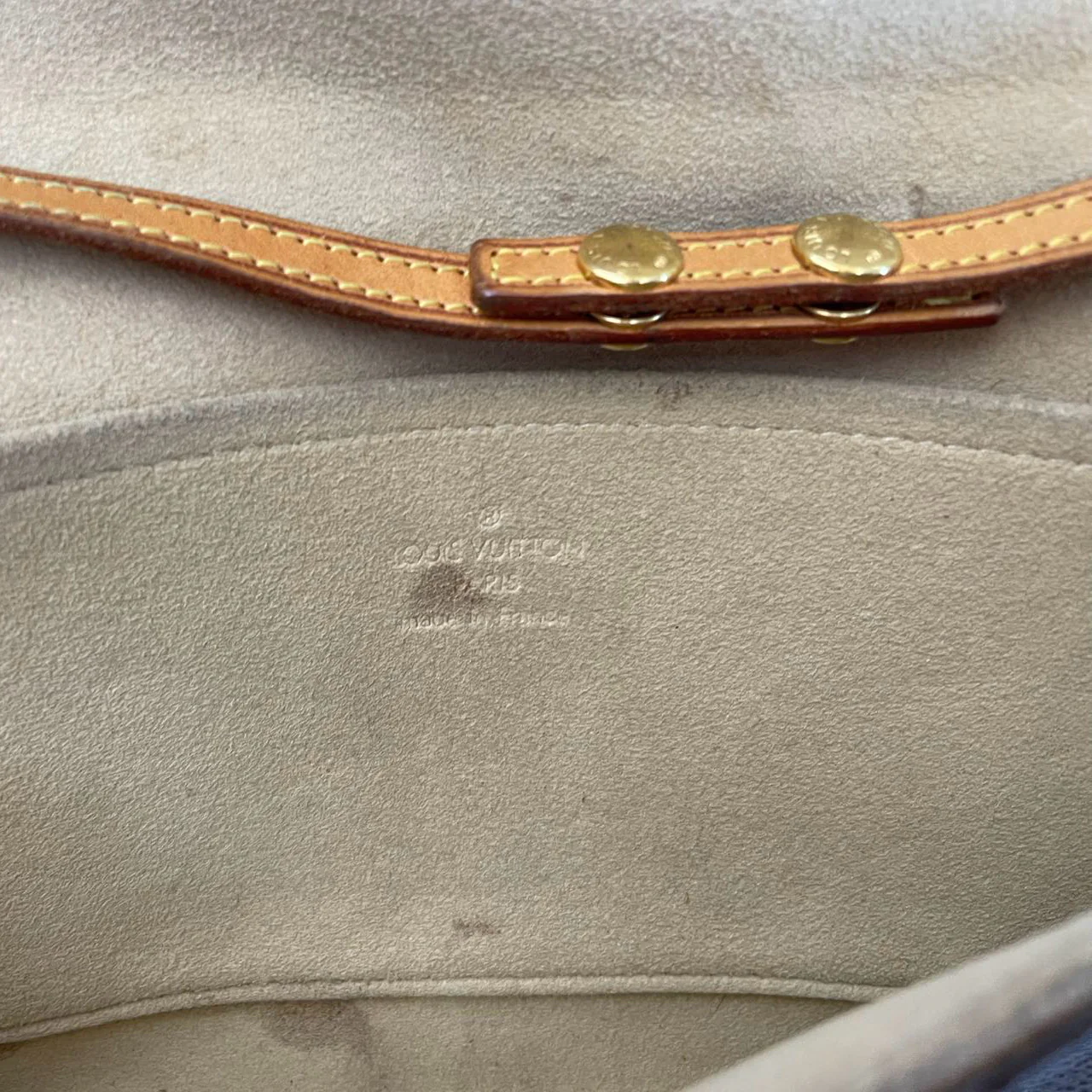 Louis Vuitton Brown Vintage Twin Pochette Crossbody Bag