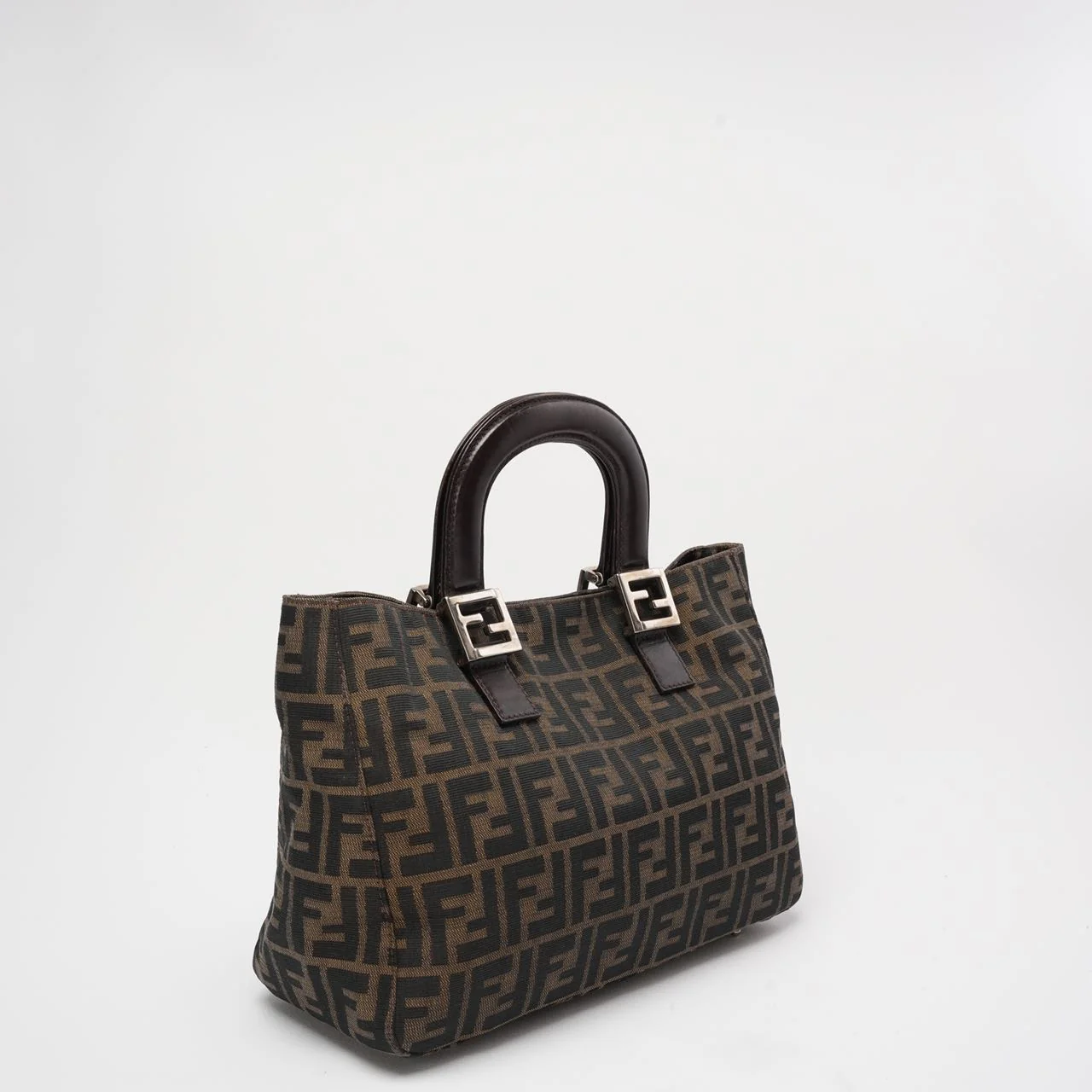 Fendi Small Tote Bag Brown