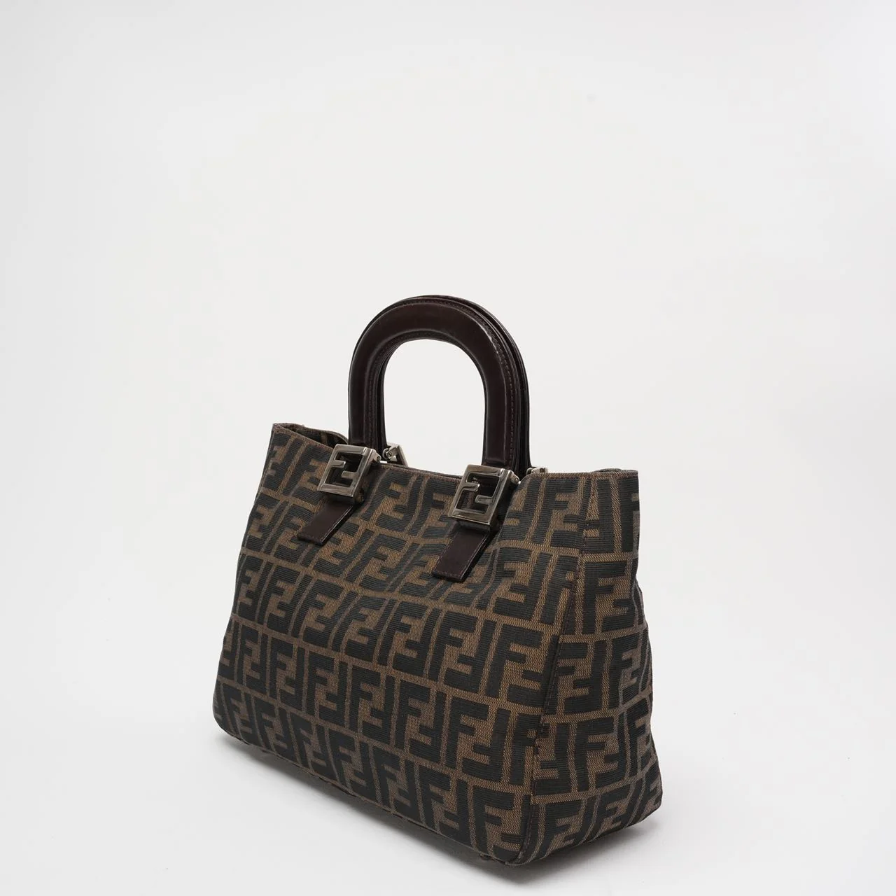 Fendi Small Tote Bag Brown
