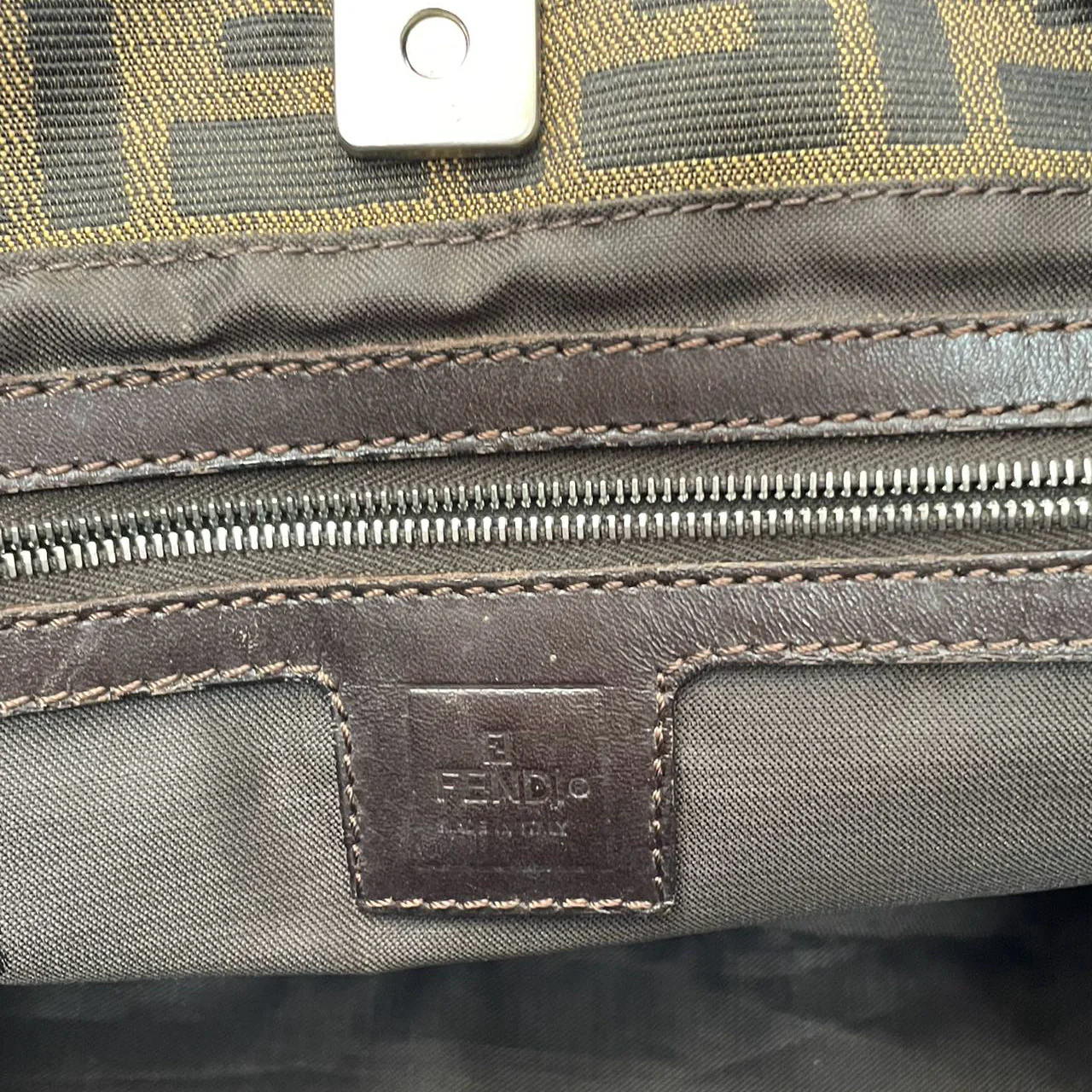 Fendi Small Tote Bag Brown