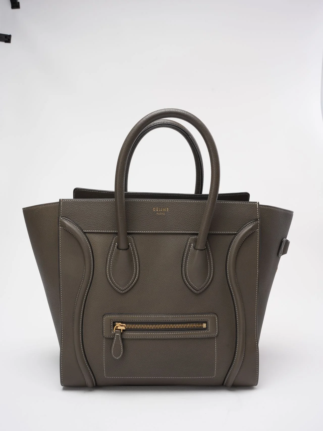 Céline Classic Luggage Handbag Gray