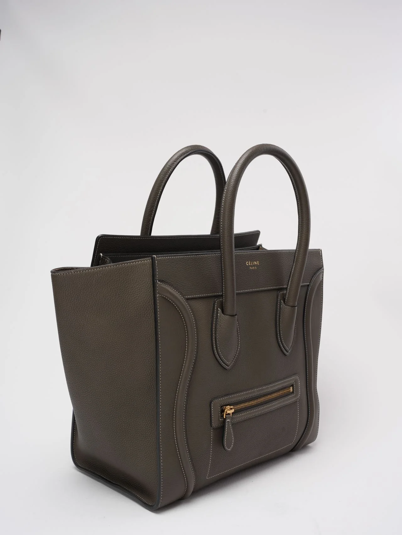 Céline Classic Luggage Handbag Gray