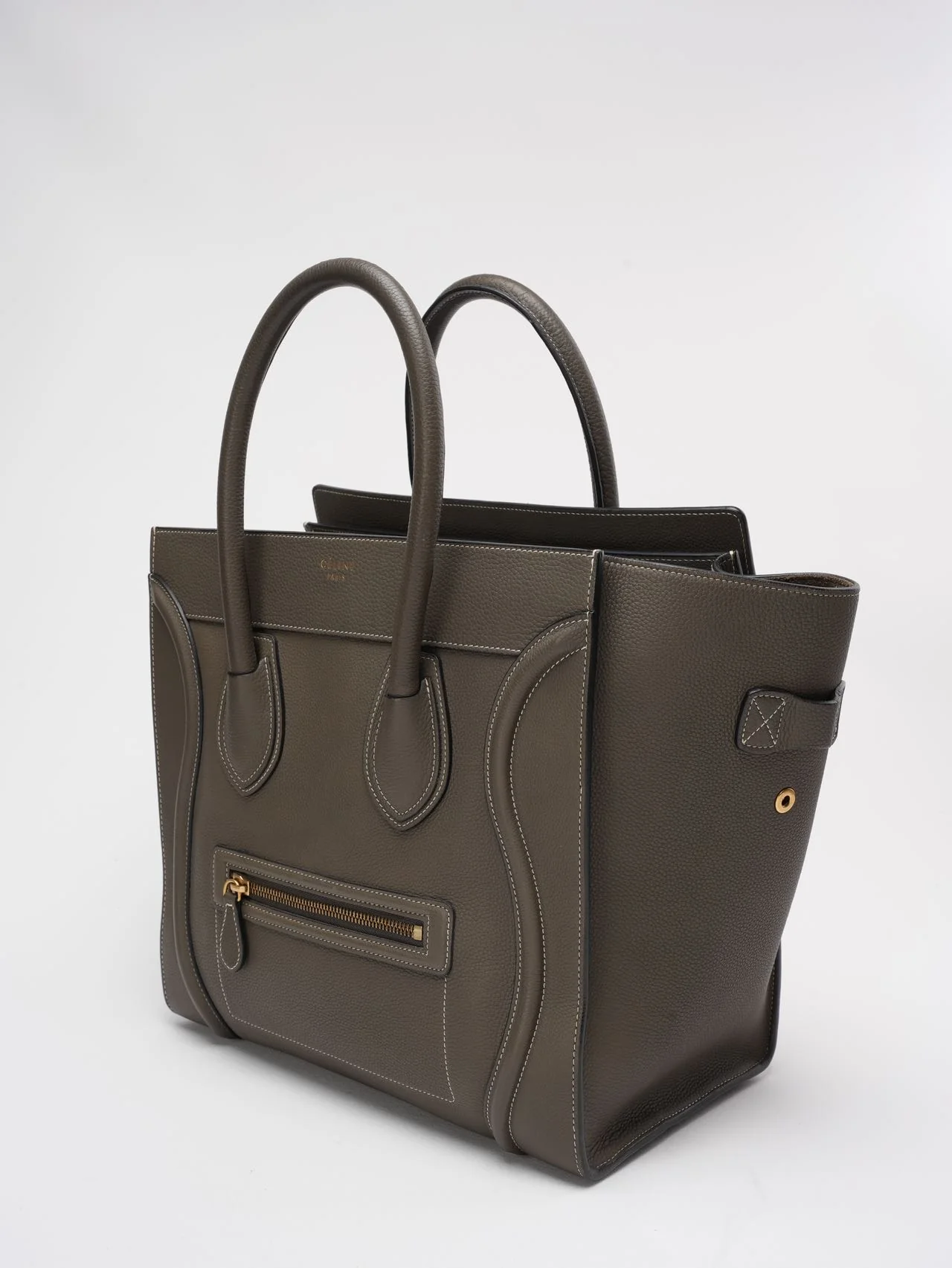 Céline Classic Luggage Handbag Gray