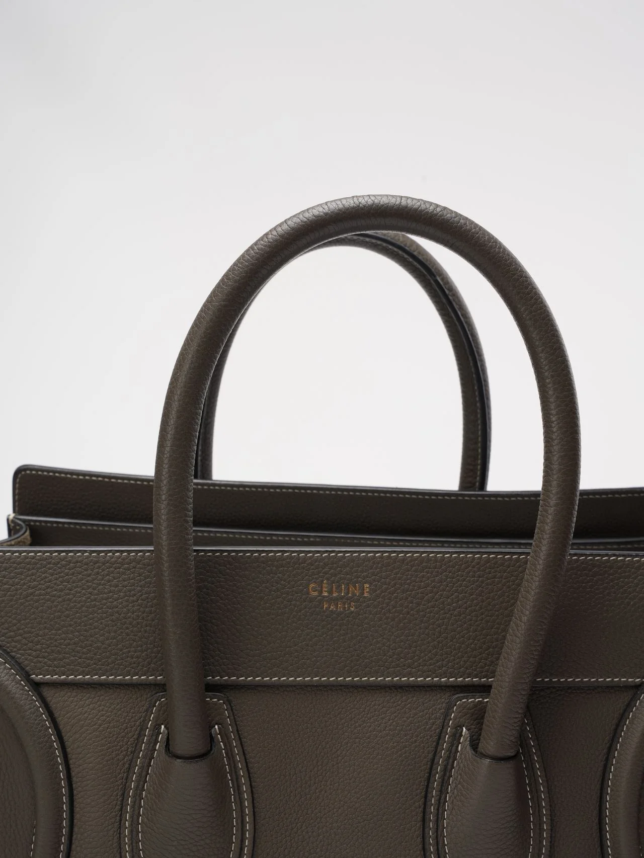 Céline Classic Luggage Handbag Gray