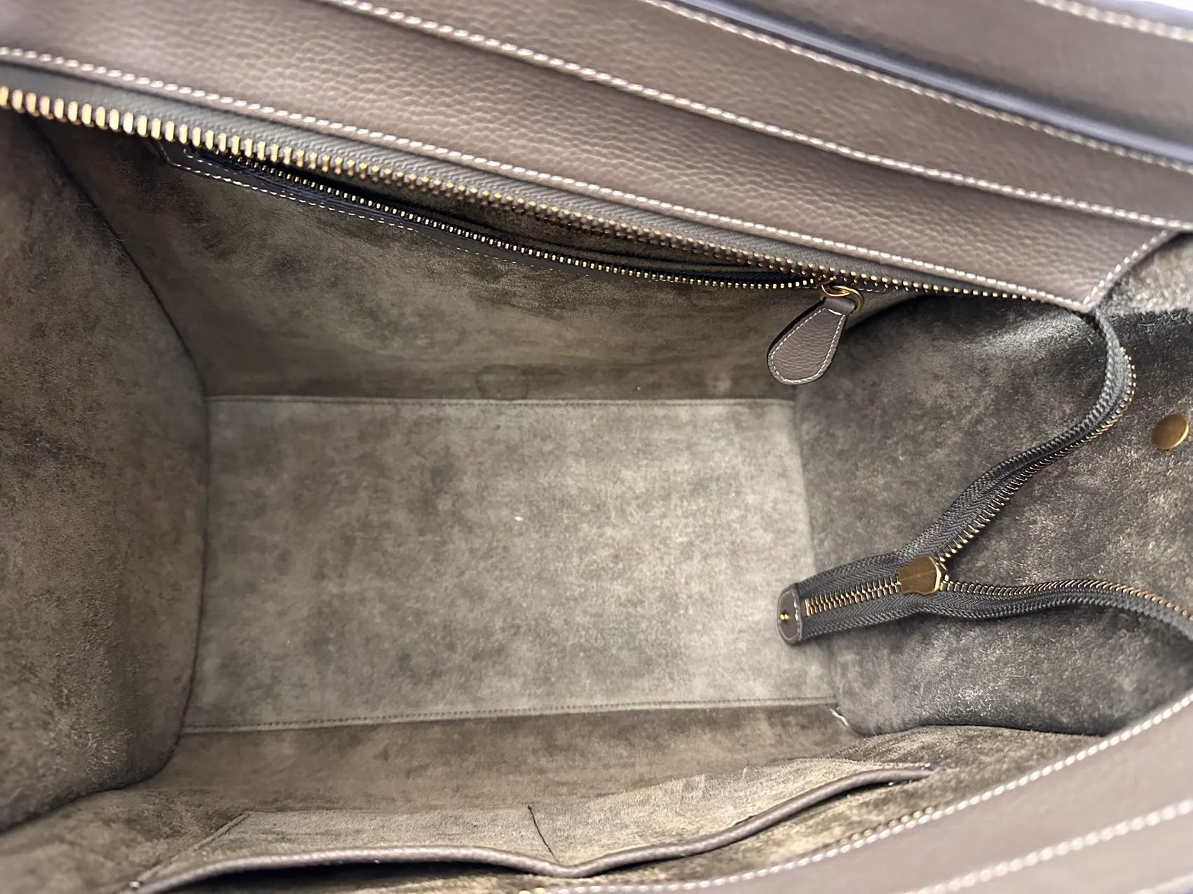 Céline Classic Luggage Handbag Gray