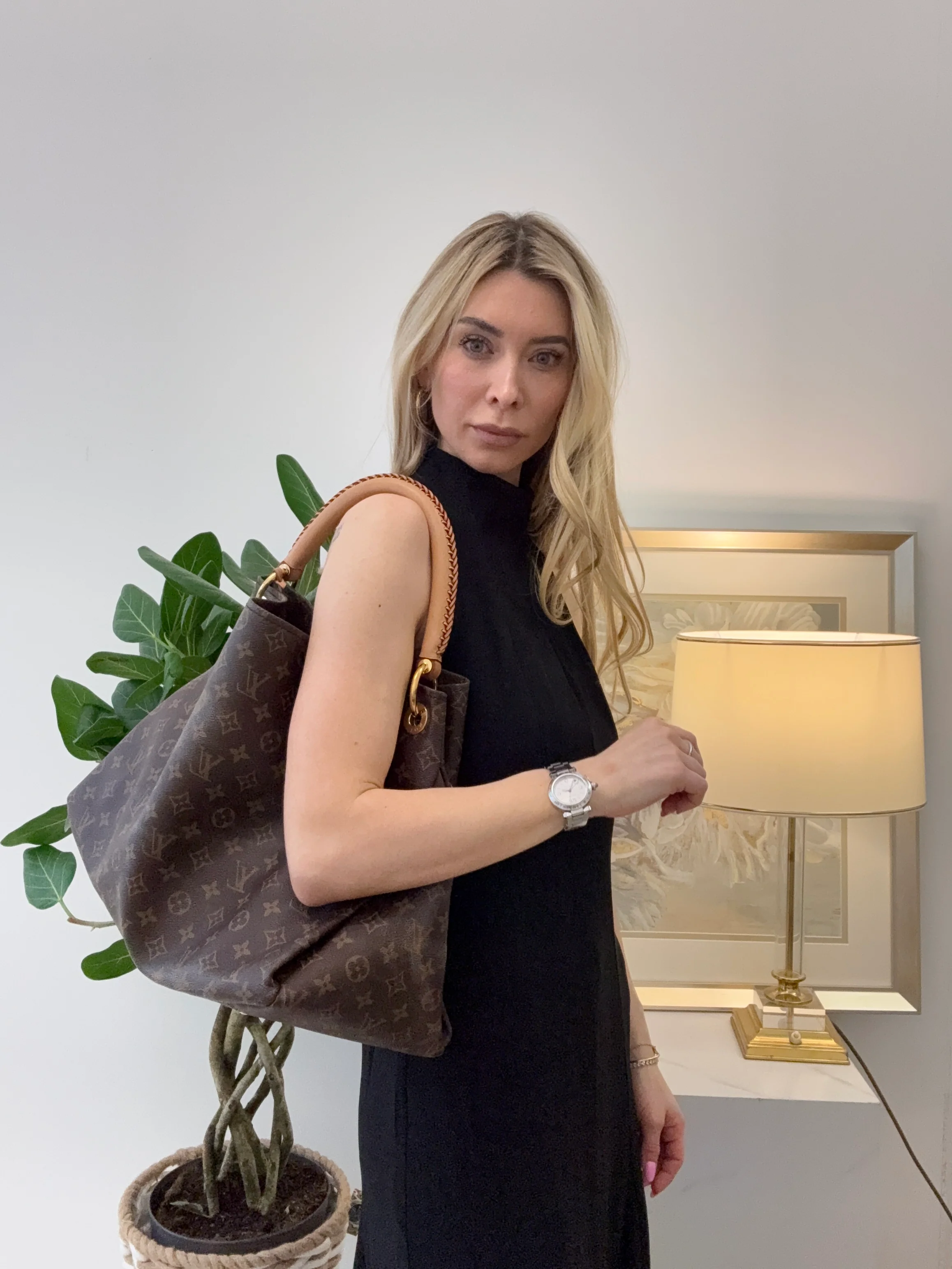 Louis Vuitton Artsy MM Hobo Monogram Tasche (2017)