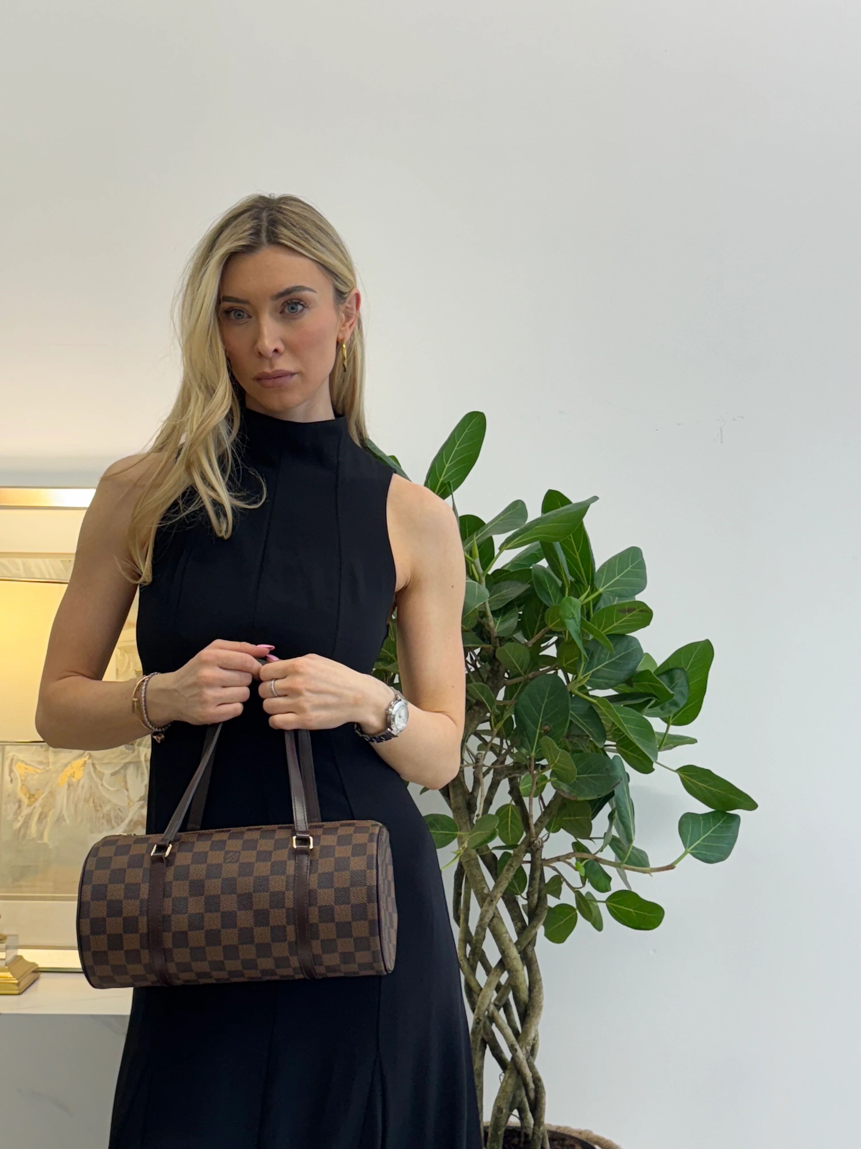 Louis Vuitton Vintage Damier Ebene Papillon 30 Tasche 2006