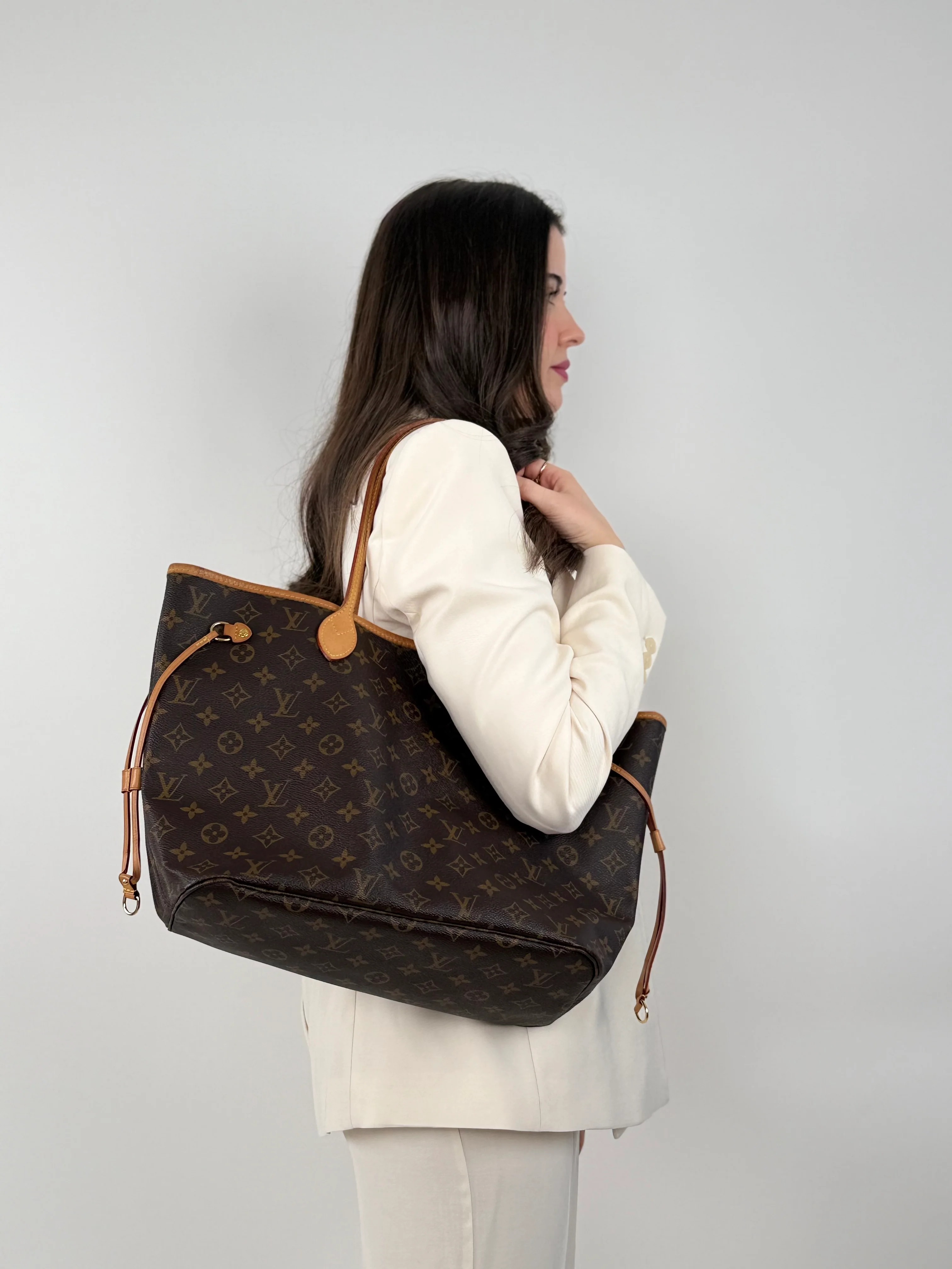 Louis Vuitton Monogram Neverfull GM Tote Bag 2013