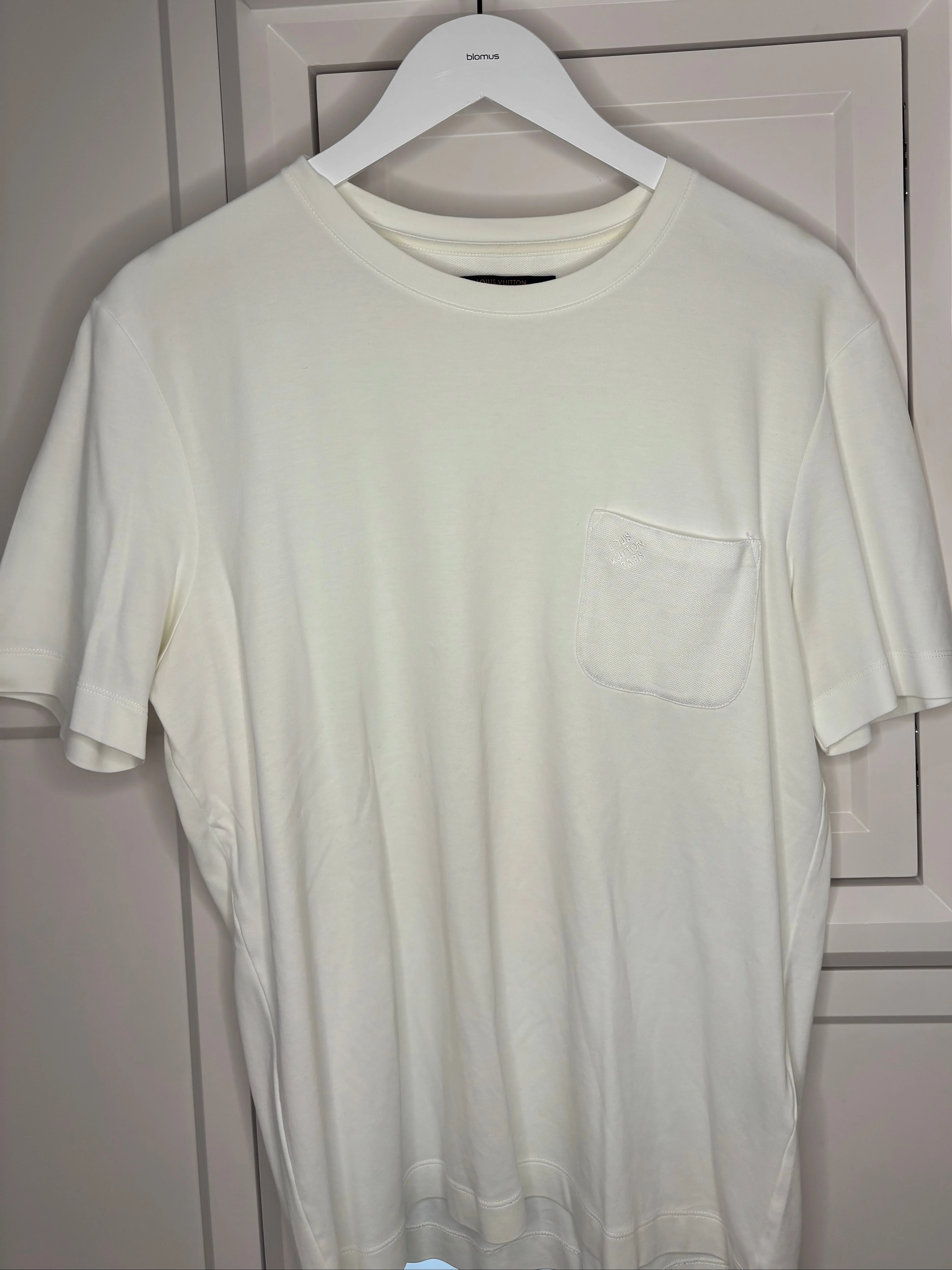 Louis Vuitton White Pique Men's Tshirt Size L