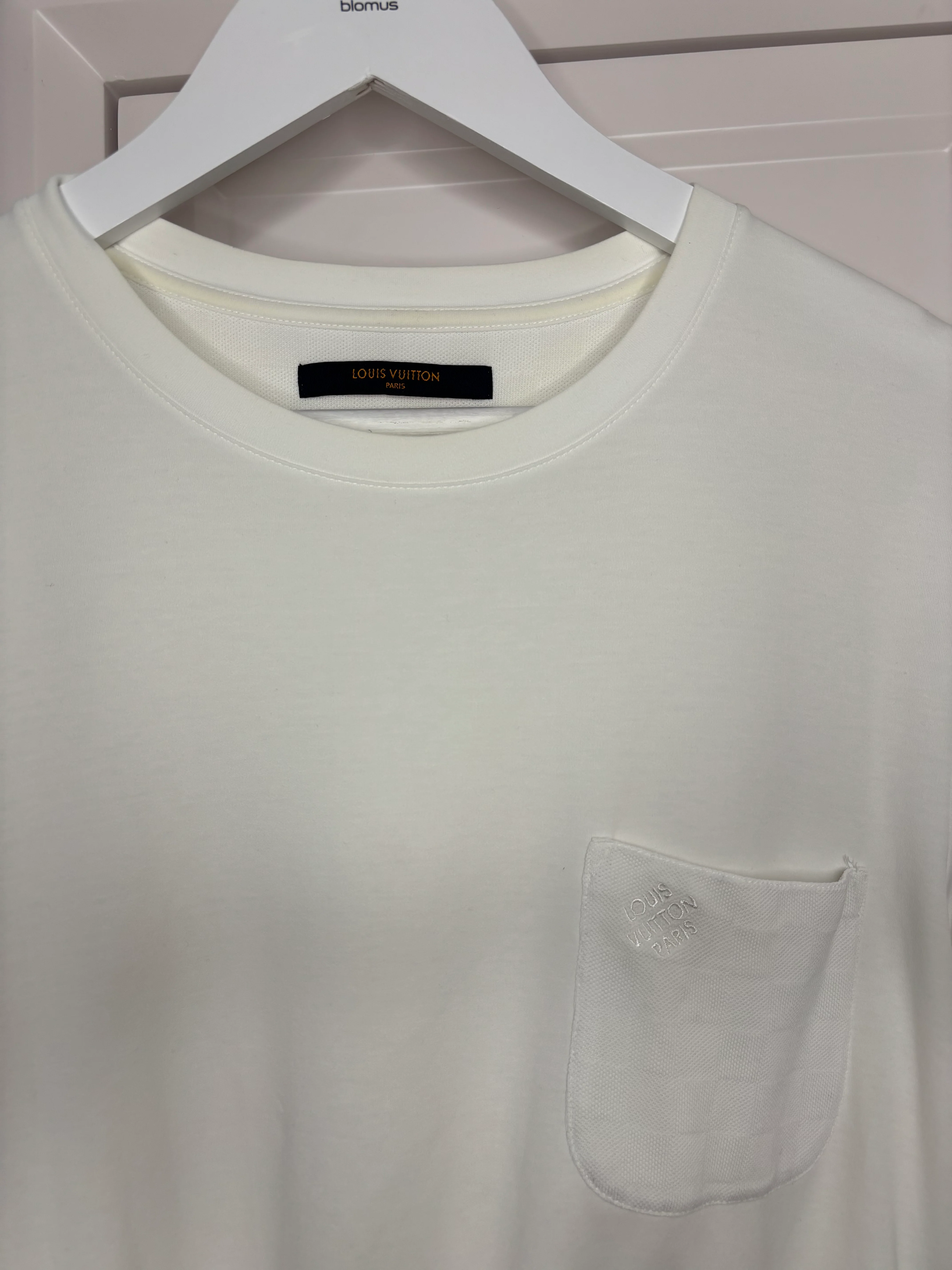 Louis Vuitton White Pique Men's Tshirt Size L