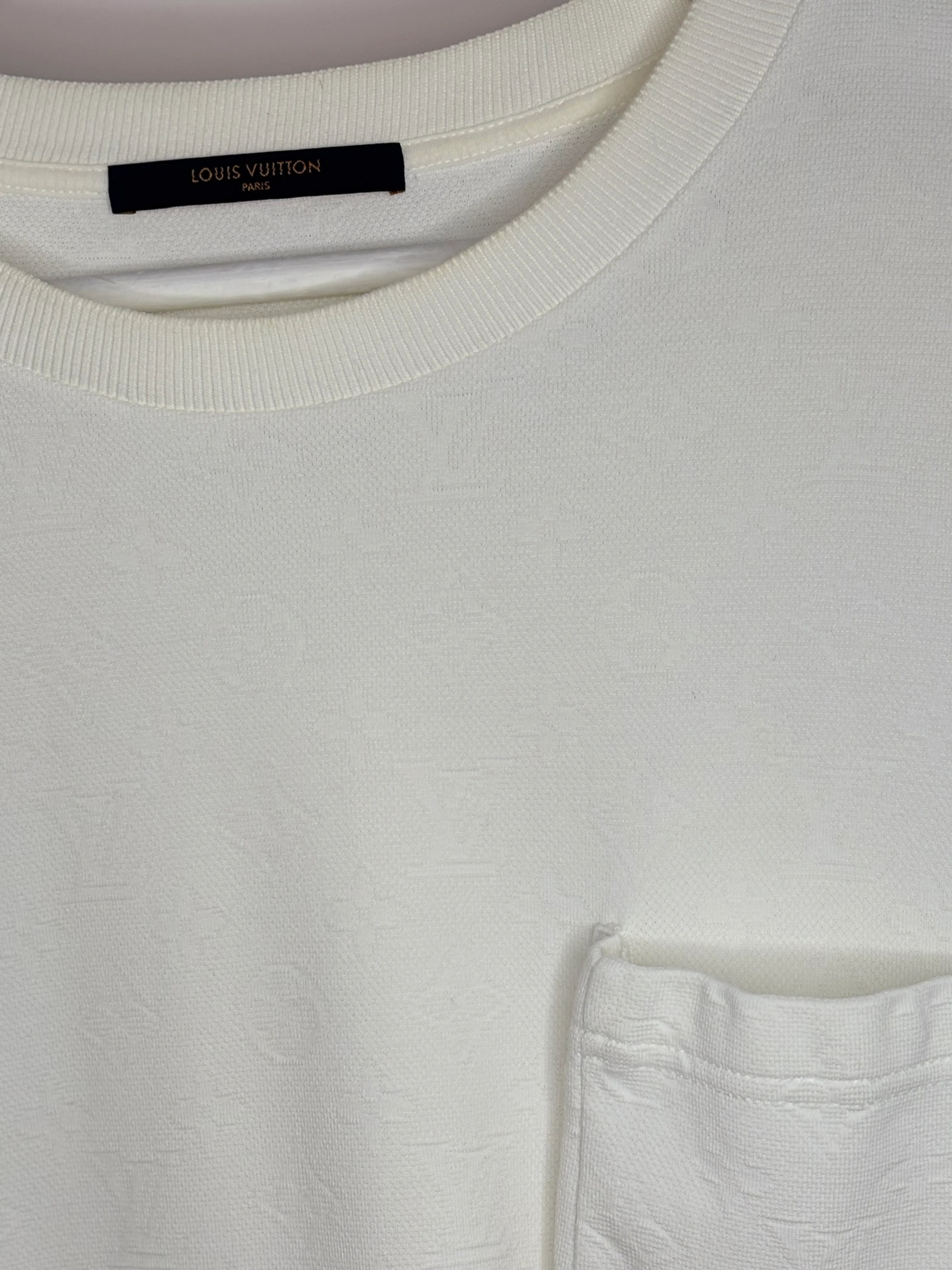 Louis Vuitton White Monogram Men's Tshirt Size L