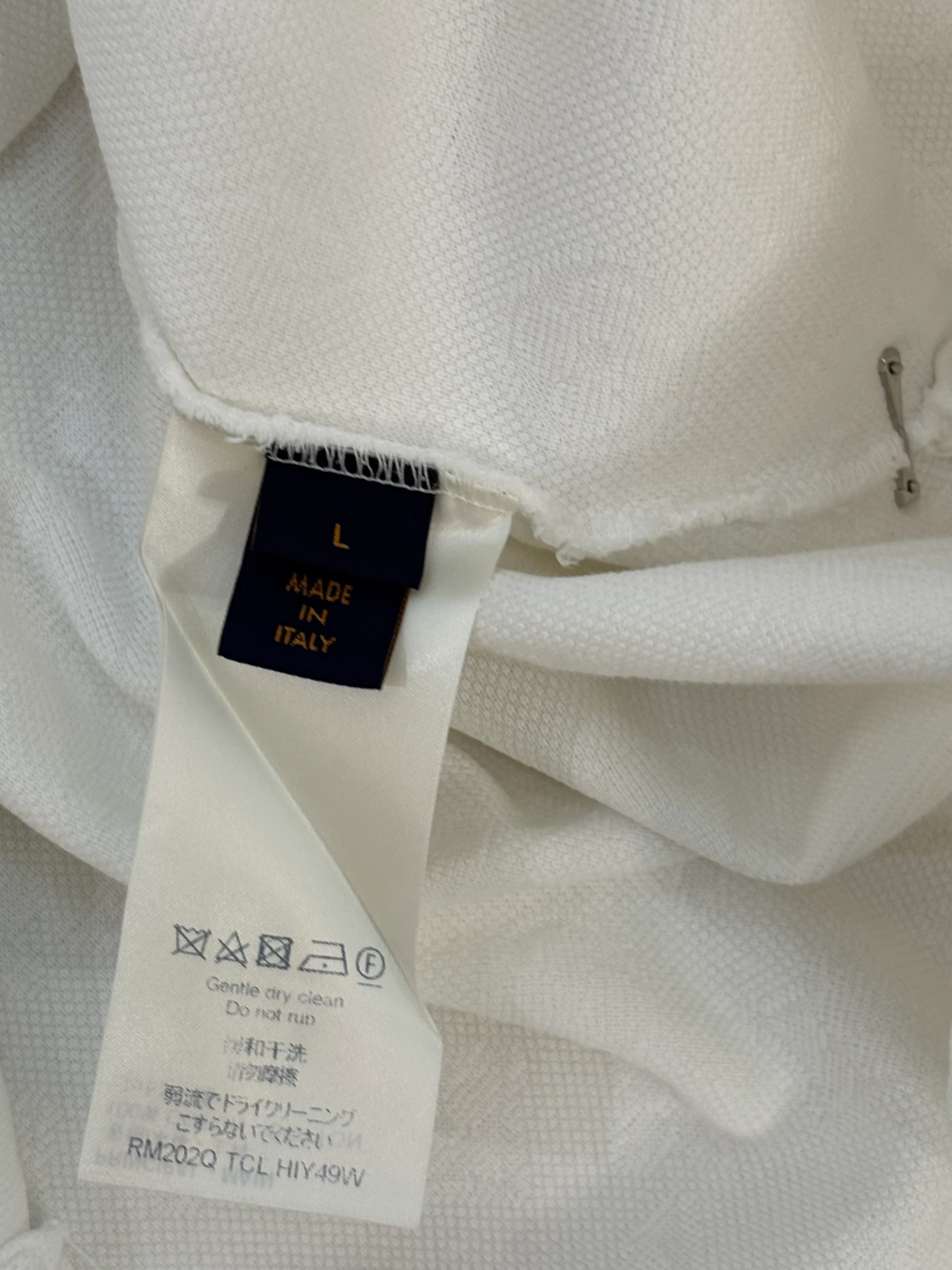 Louis Vuitton White Monogram Men's Tshirt Size L