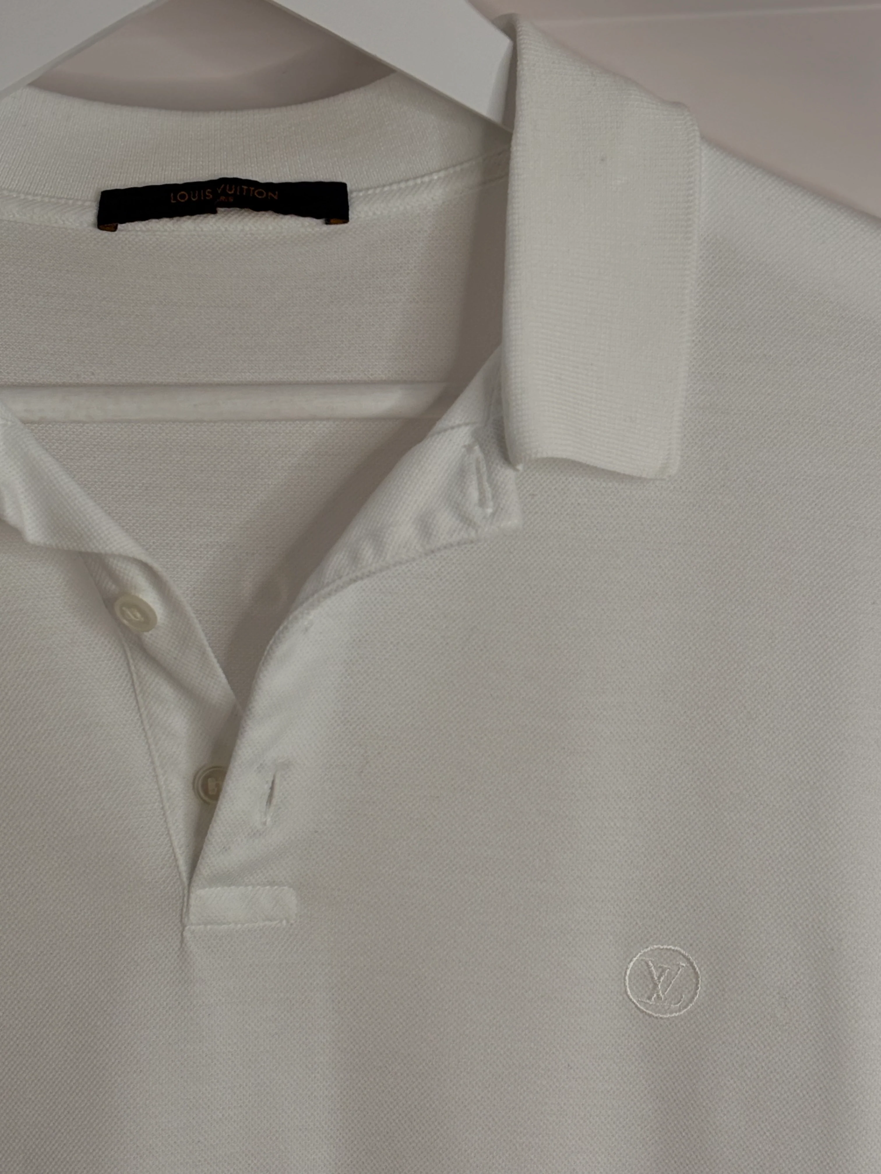 Louis Vuitton White Polo Men's Tshirt Size L