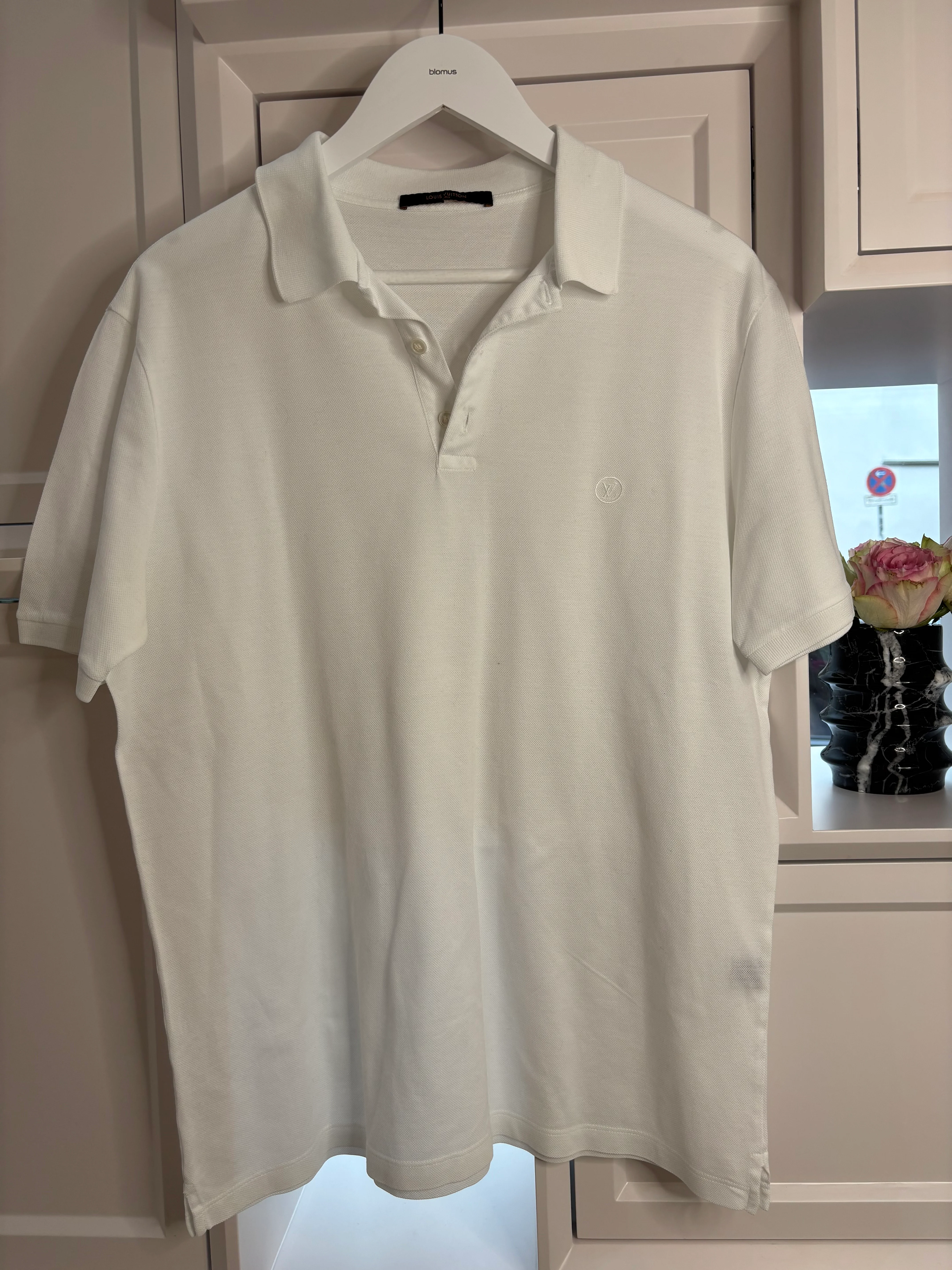 Louis Vuitton White Polo Men's Tshirt Size L