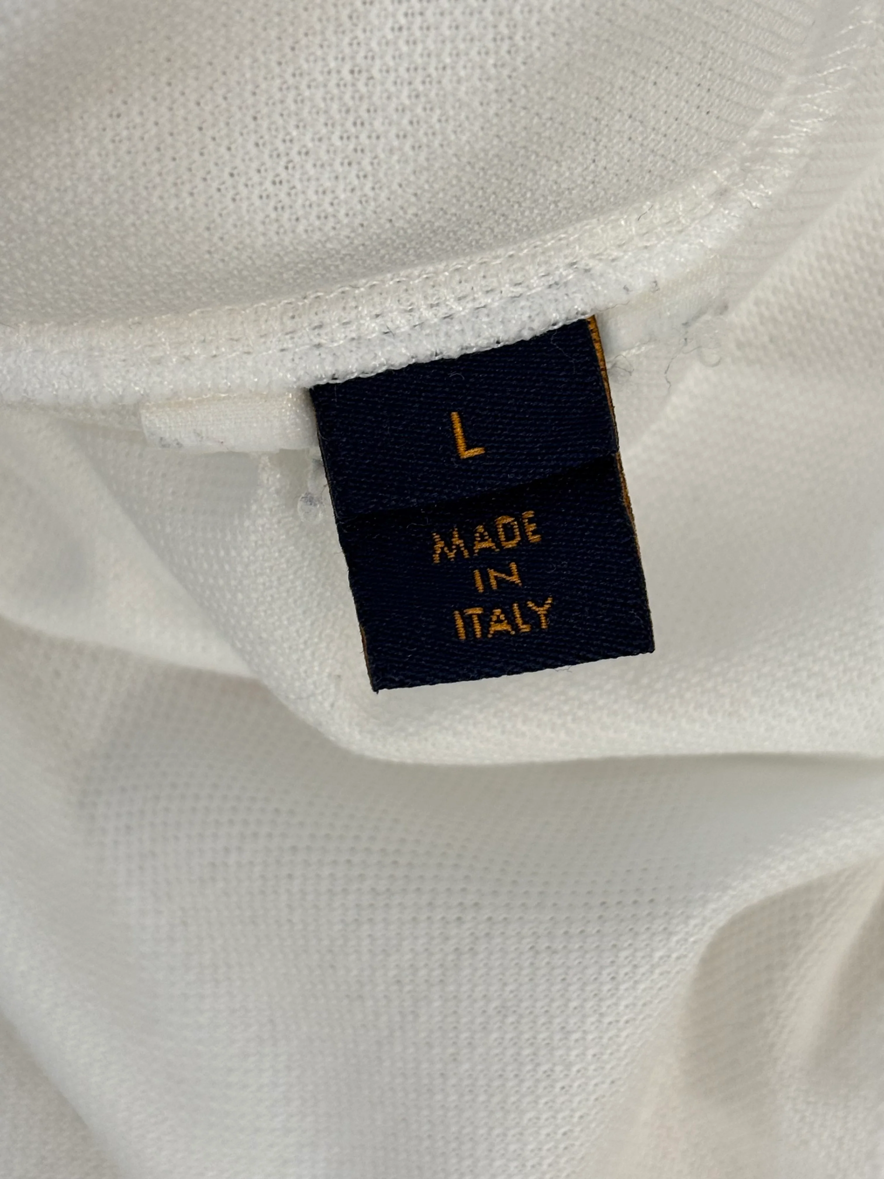 Louis Vuitton White Polo Men's Tshirt Size L