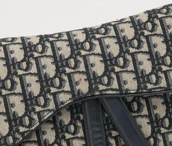 Dior Saddle Medium Canvas Blue / White 2020