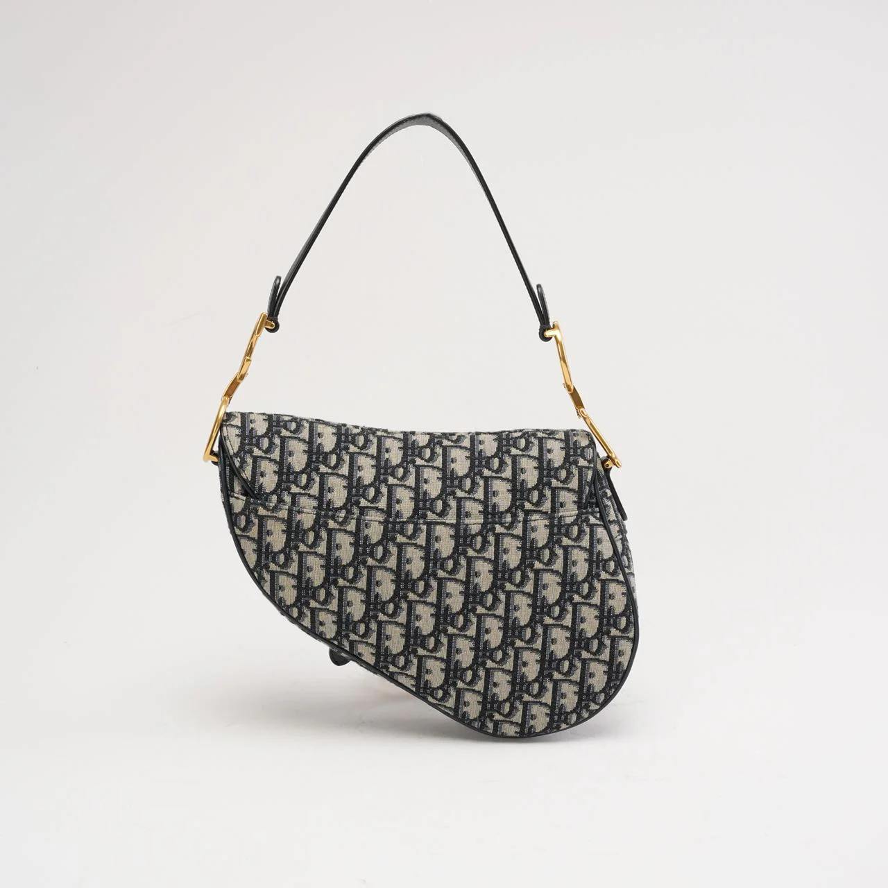 Dior Saddle Medium Canvas Blue / White 2020