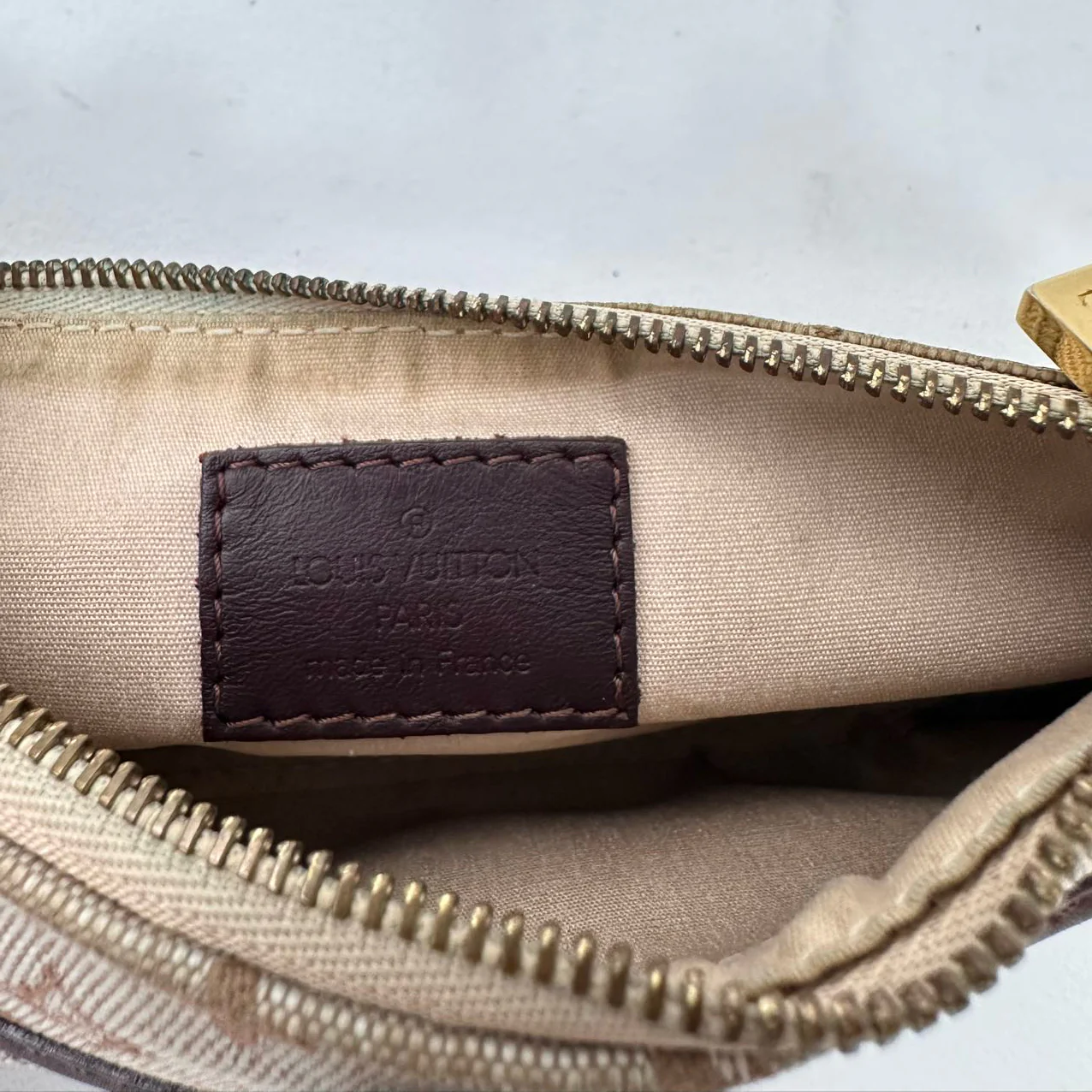 Louis Vuitton Burgundy Monogram Pochette Mini Anne Sophie