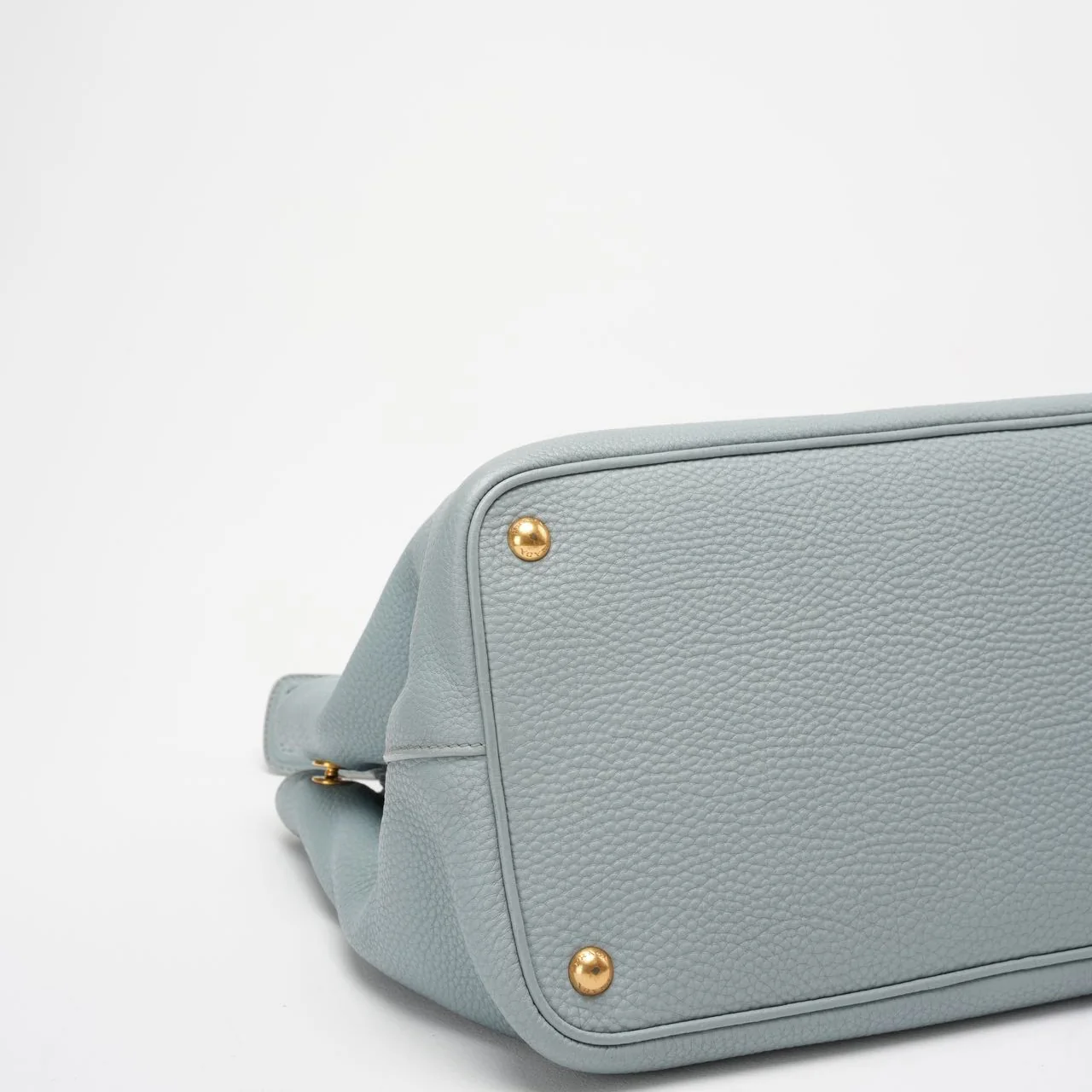 Prada Light Blue Saffiano Lux Leather Medium Galleria Tote