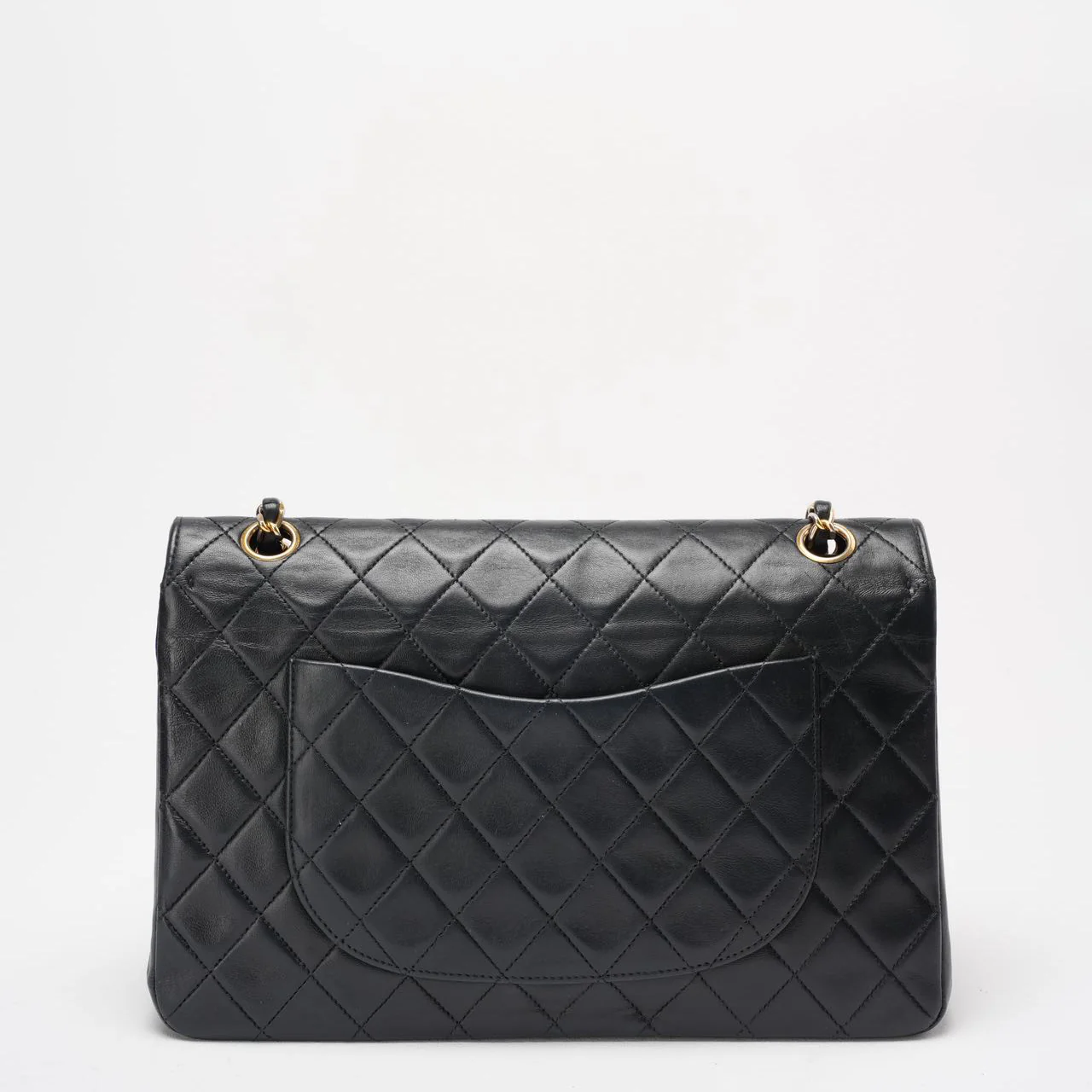 Chanel Vintage Black Timeless Classic Flap Bag 1990s