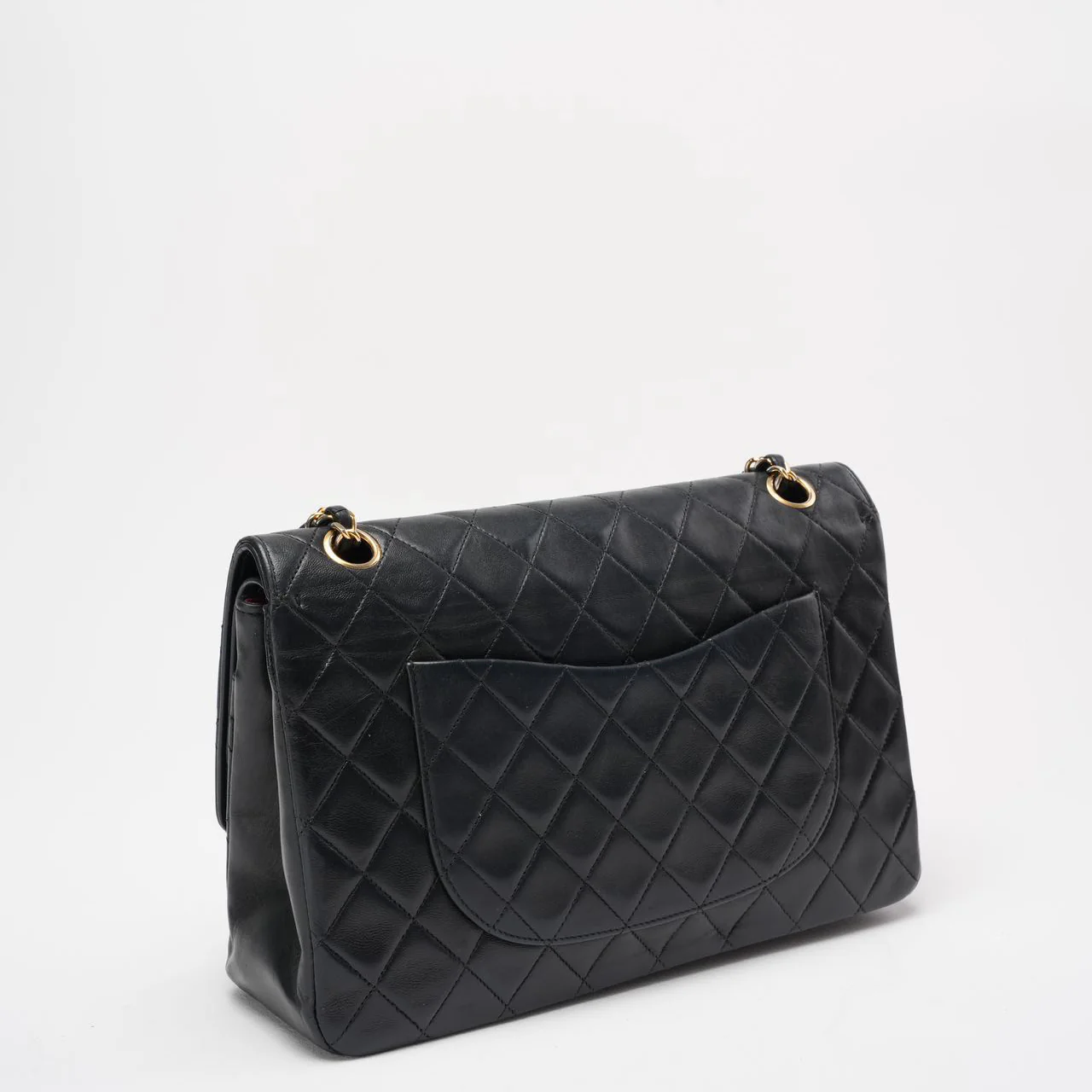 Chanel Vintage Black Timeless Classic Flap Bag 1990s