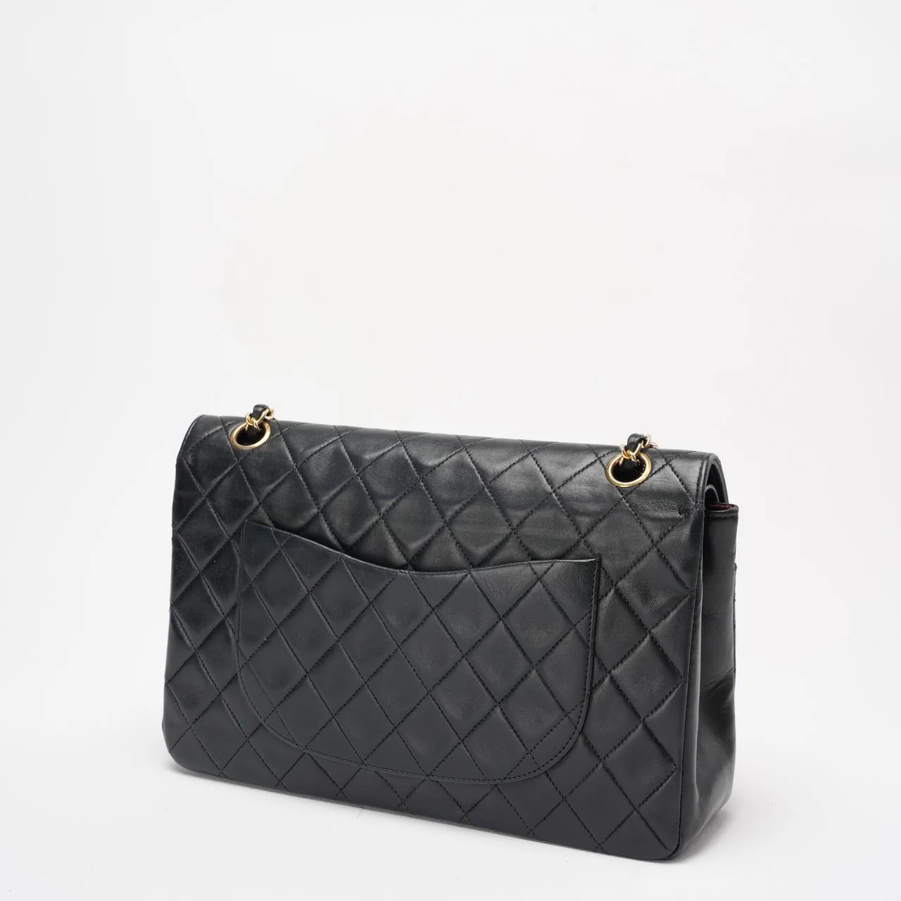 Chanel Vintage Black Timeless Classic Flap Bag 1990s