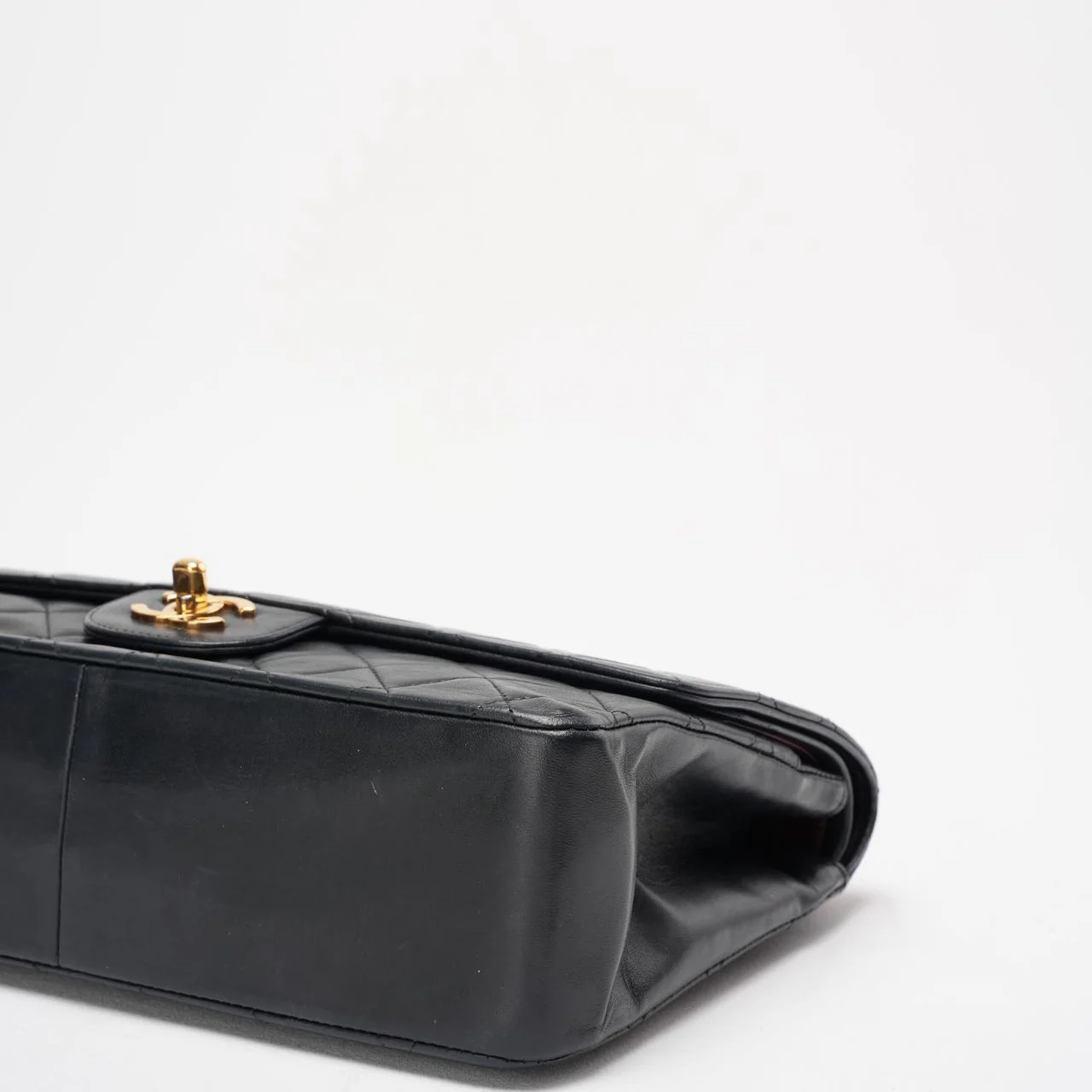 Chanel Vintage Black Timeless Classic Flap Bag 1990s