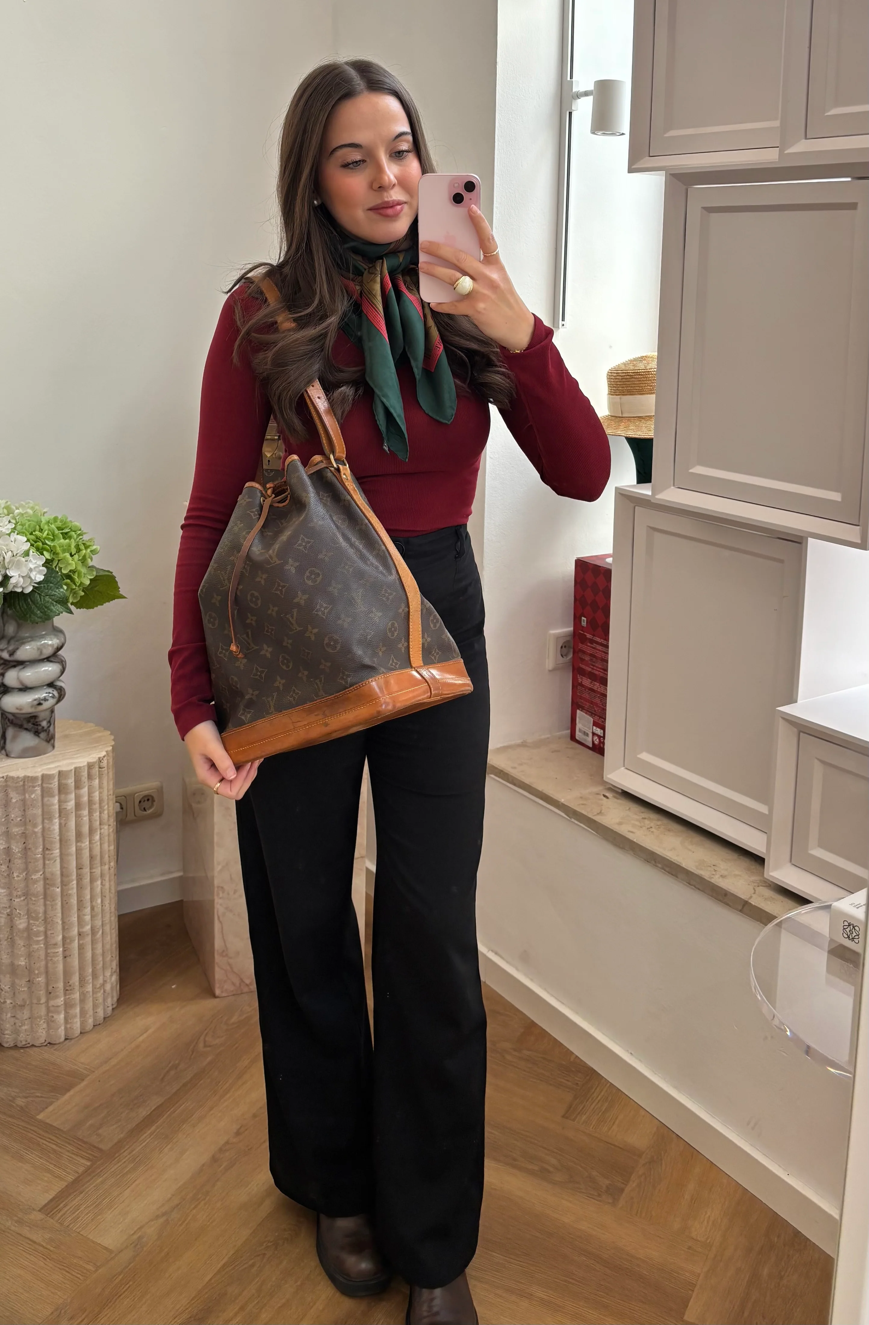 Louis Vuitton Vintage Monogram Noè GM Shoulder Bag 2008