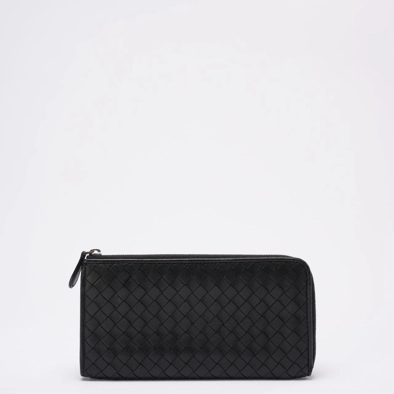 Bottega Veneta Black Long Wallet